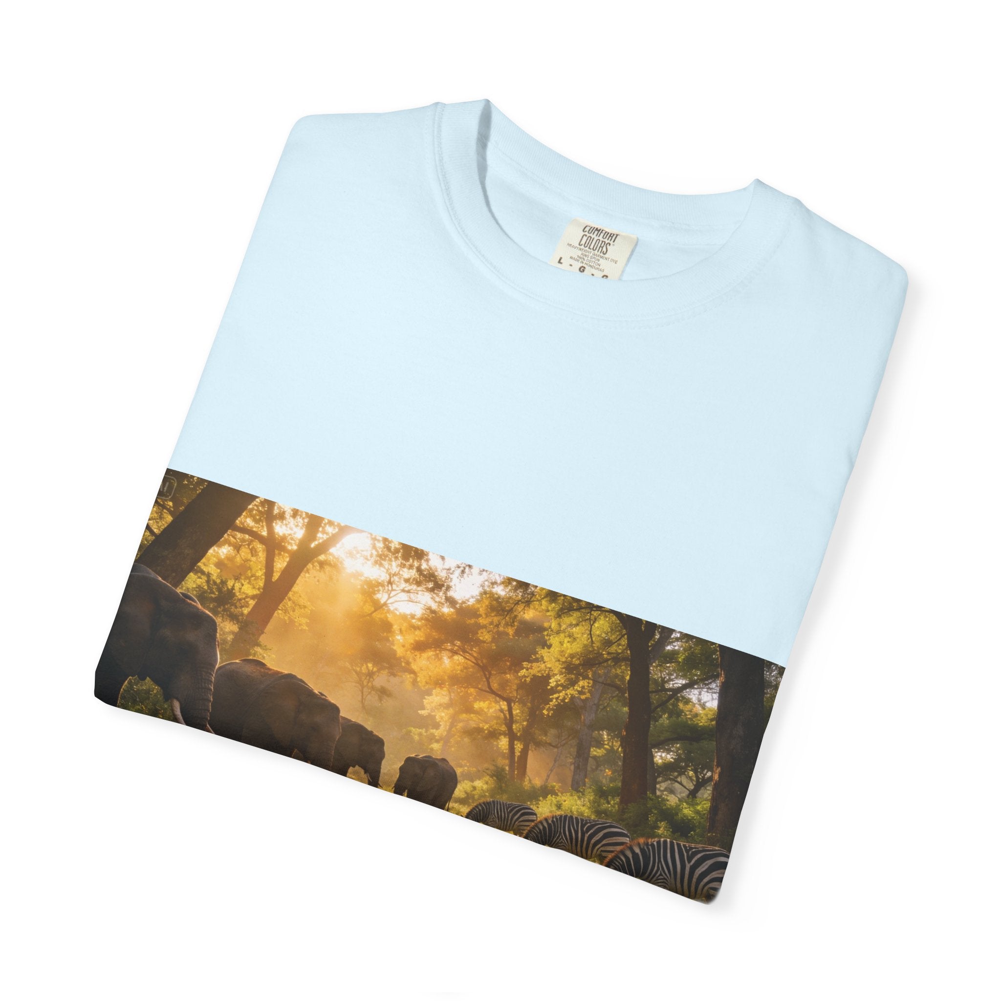 Afrocentric Unisex Garment-Dyed T-Shirt – African Heritage Design