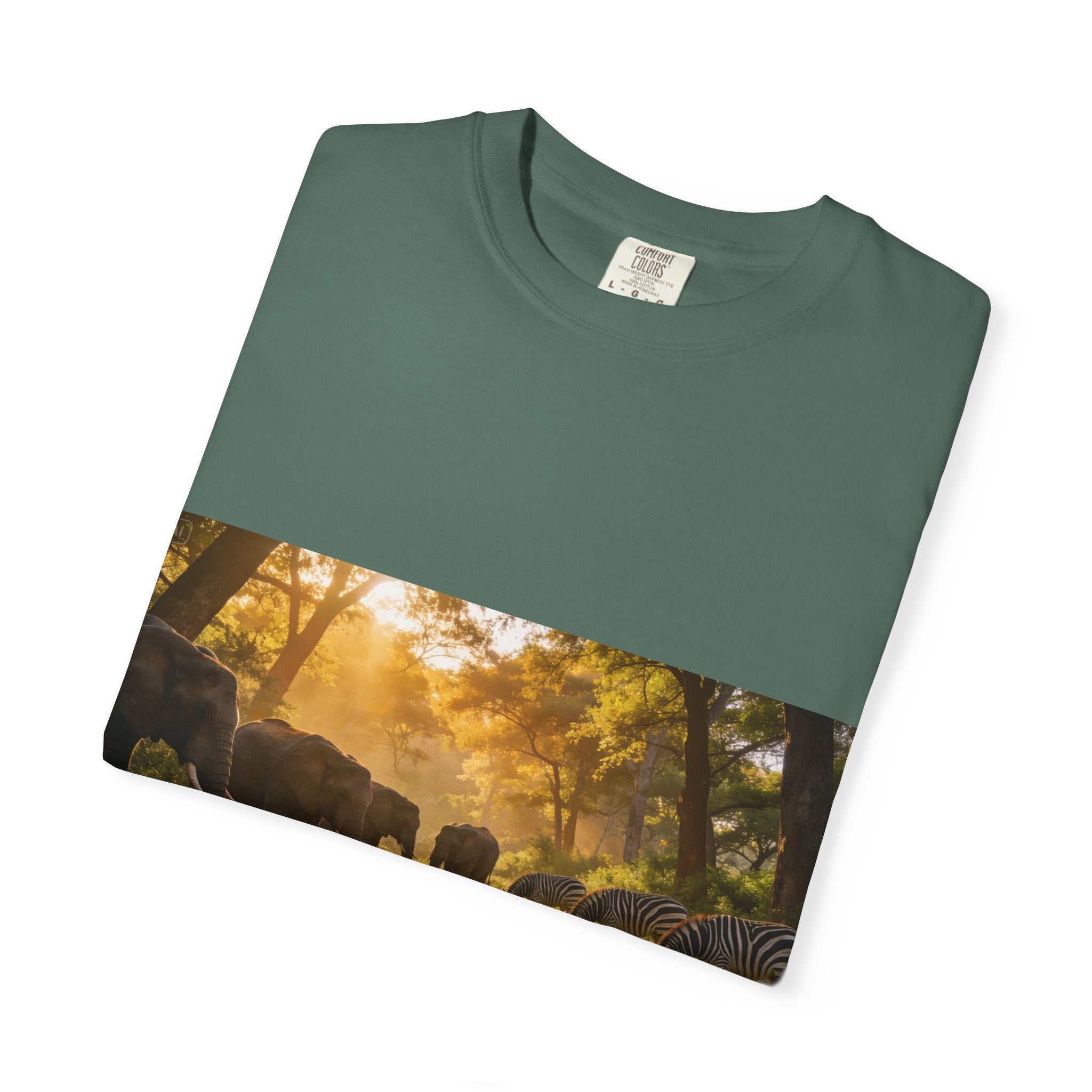 Afrocentric Unisex Garment-Dyed T-Shirt – African Heritage Design