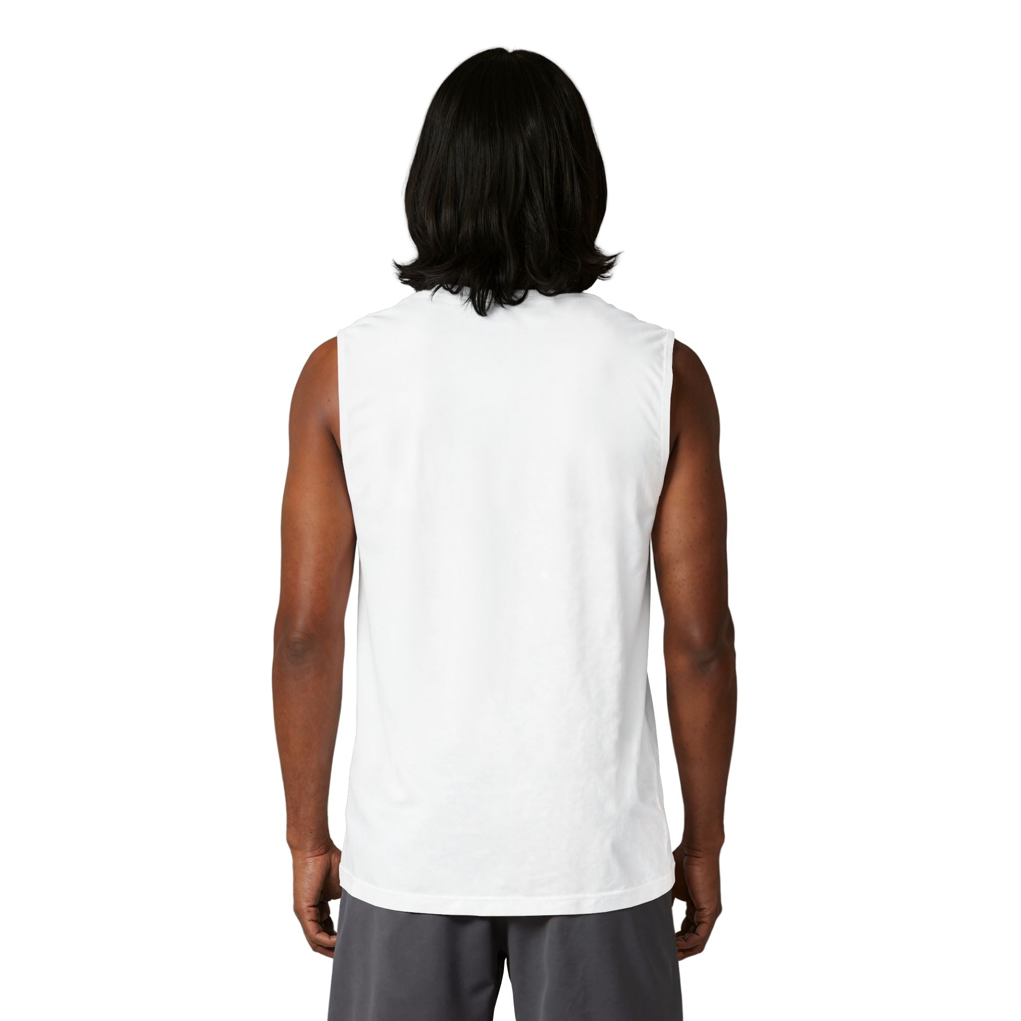 Jesus Radiant Crew Muscle Tank — Christian Faith Graphic Tank Top