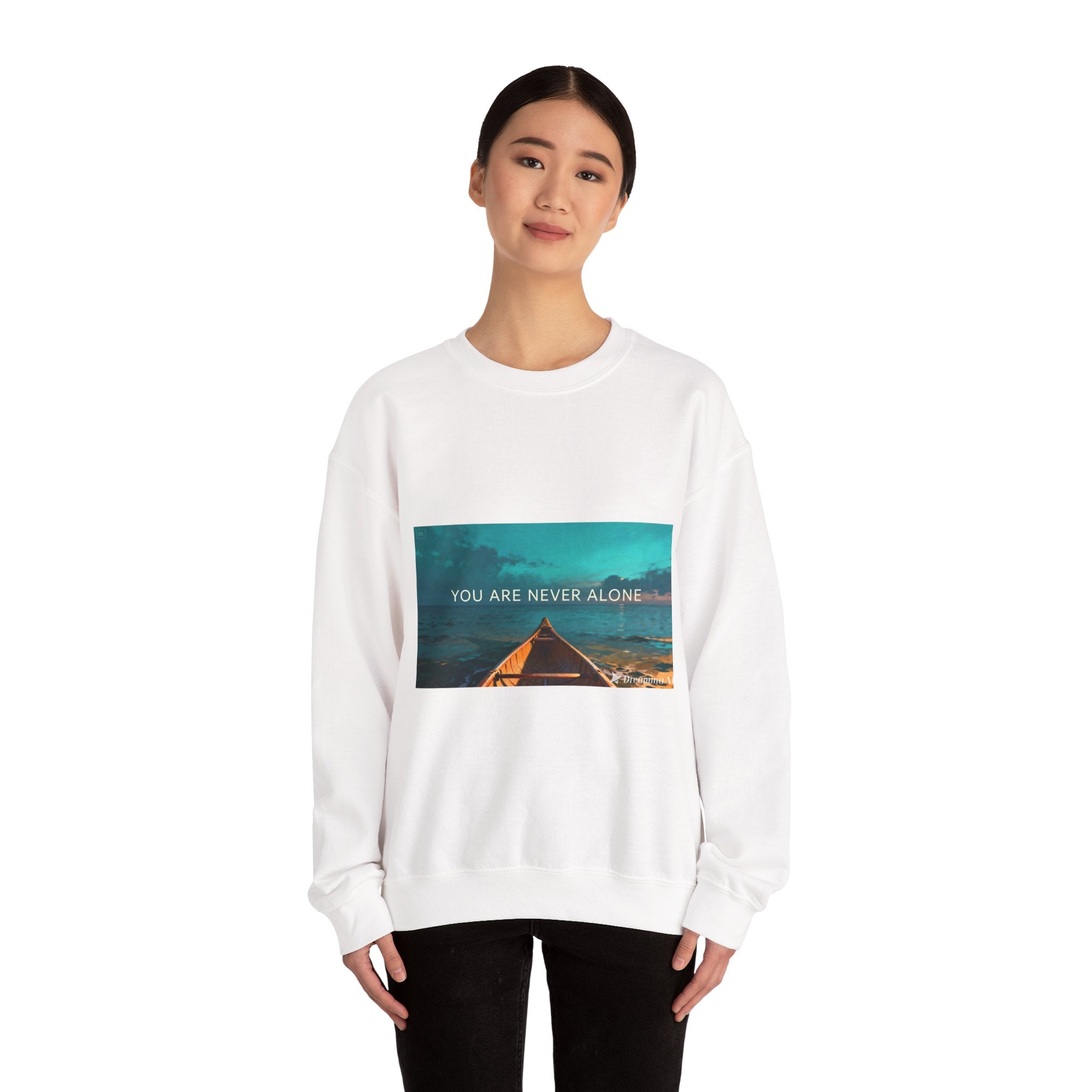 Afrocentric Unisex Heavy Blend Crewneck Sweatshirt – African Heritage Print