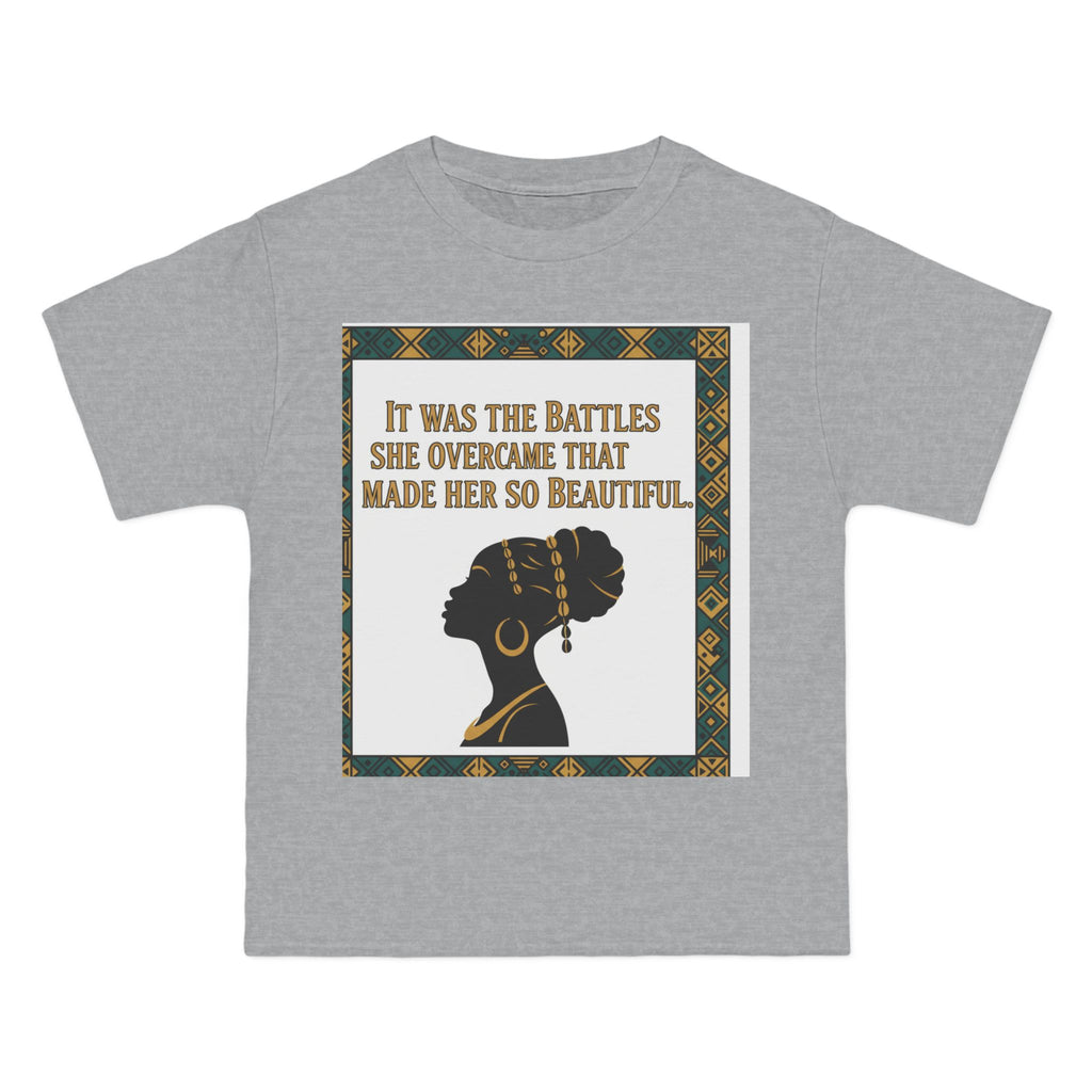 Inspirational 'It Was The Battles She Overcame' T-Shirt