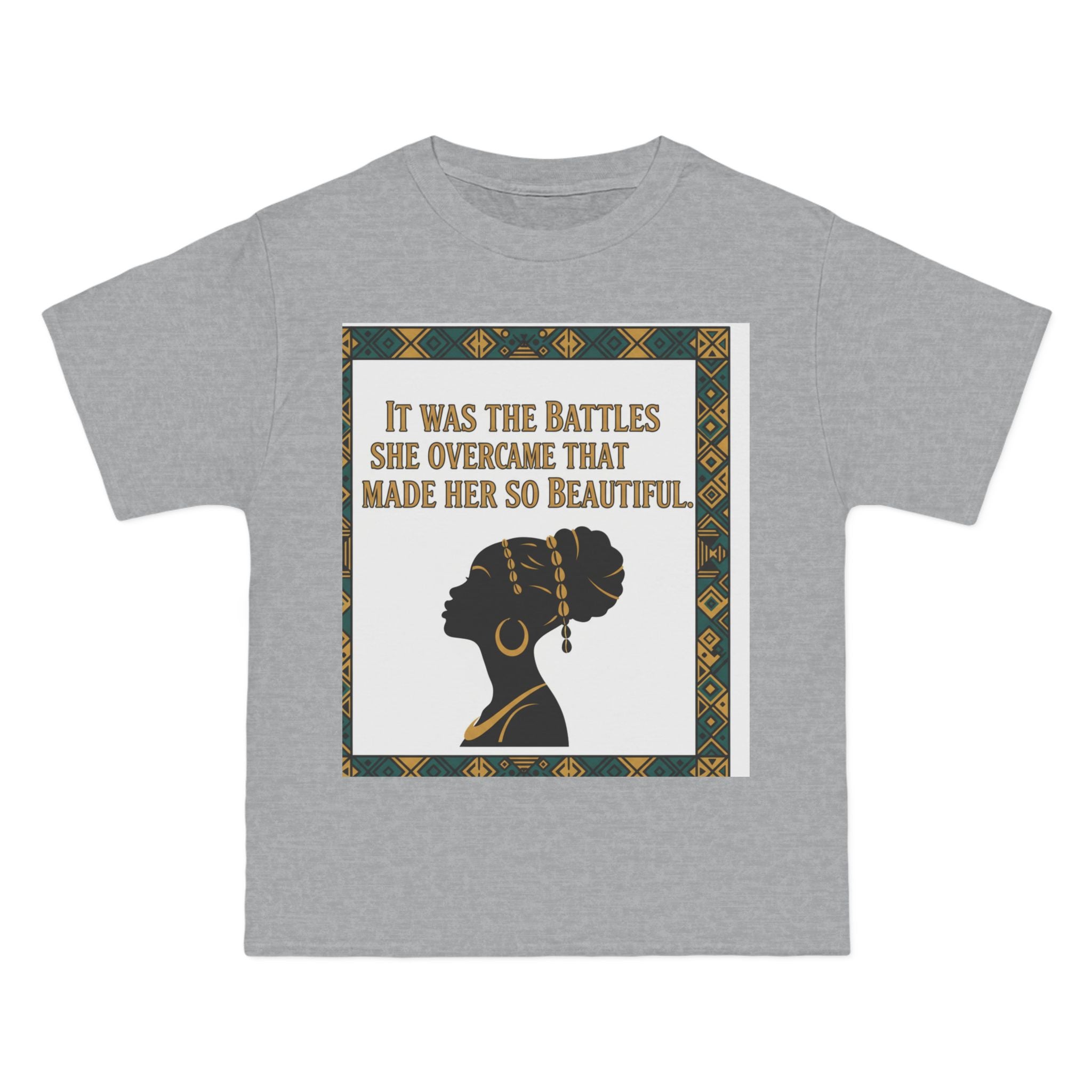 Inspirational 'It Was The Battles She Overcame' T-Shirt