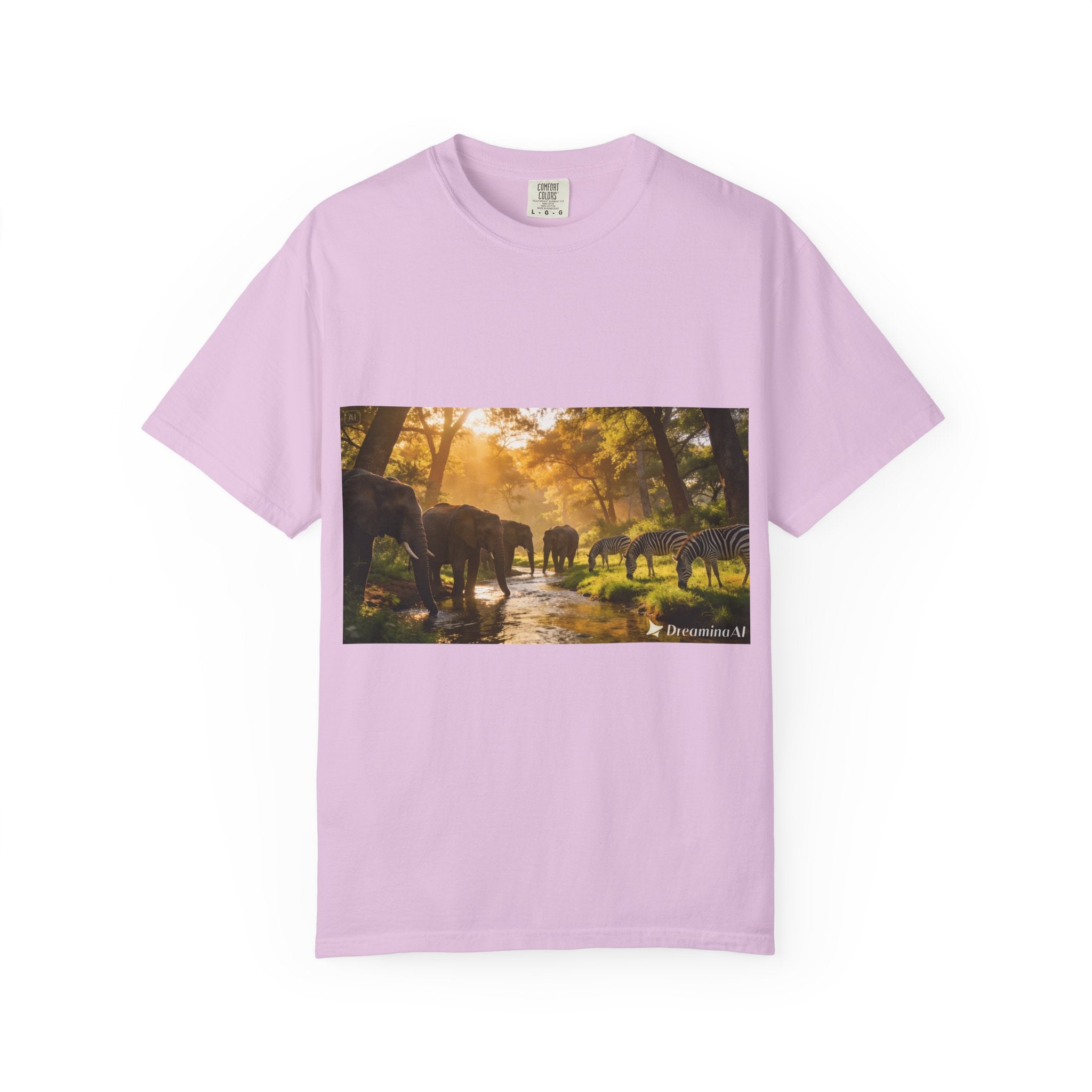 Afrocentric Unisex Garment-Dyed T-Shirt – African Heritage Design