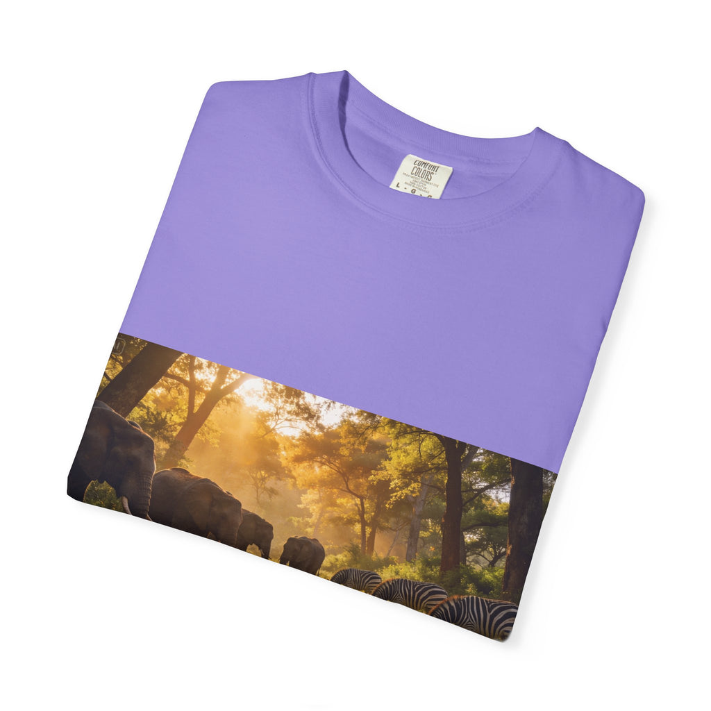 Afrocentric Unisex Garment-Dyed T-Shirt – African Heritage Design