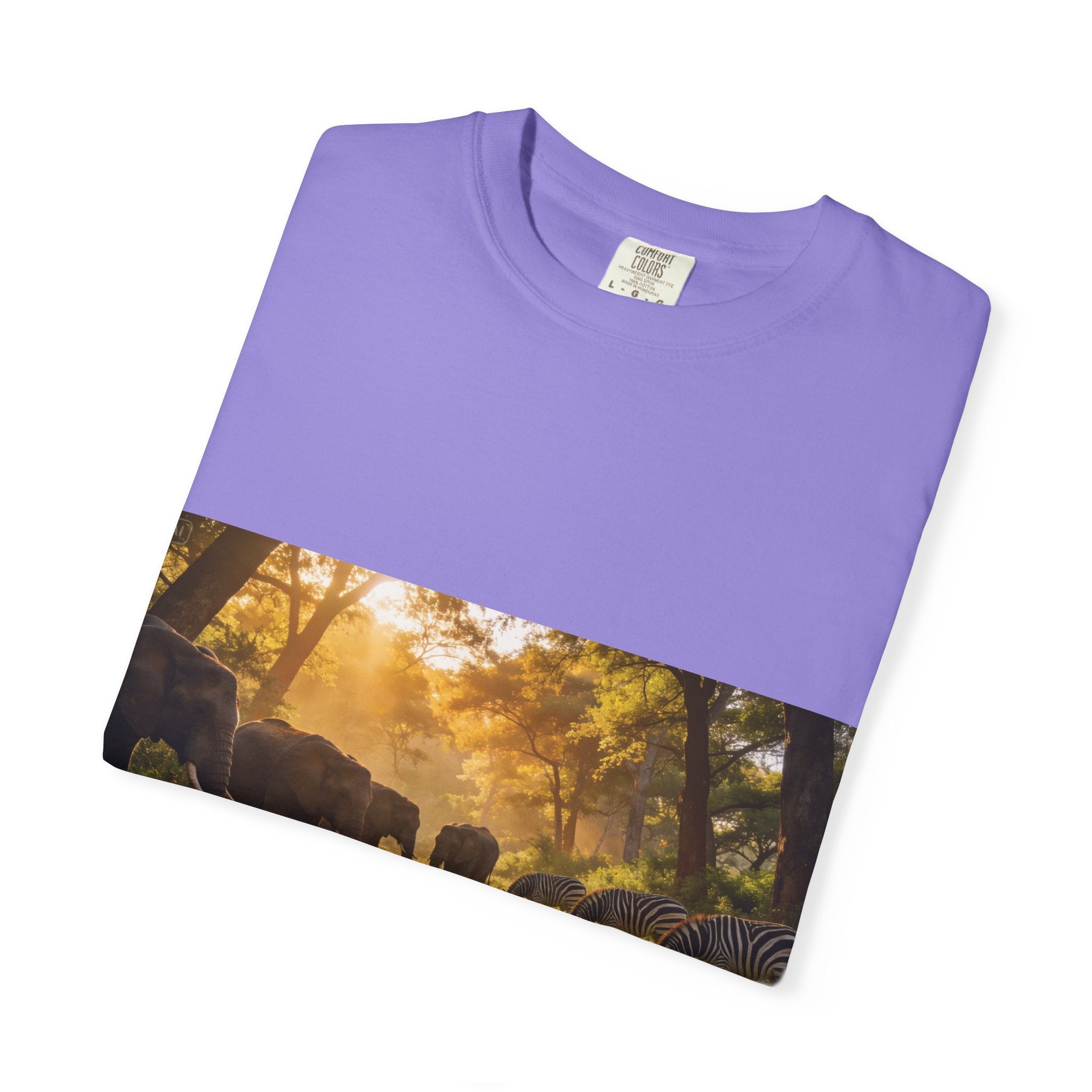 Afrocentric Unisex Garment-Dyed T-Shirt – African Heritage Design