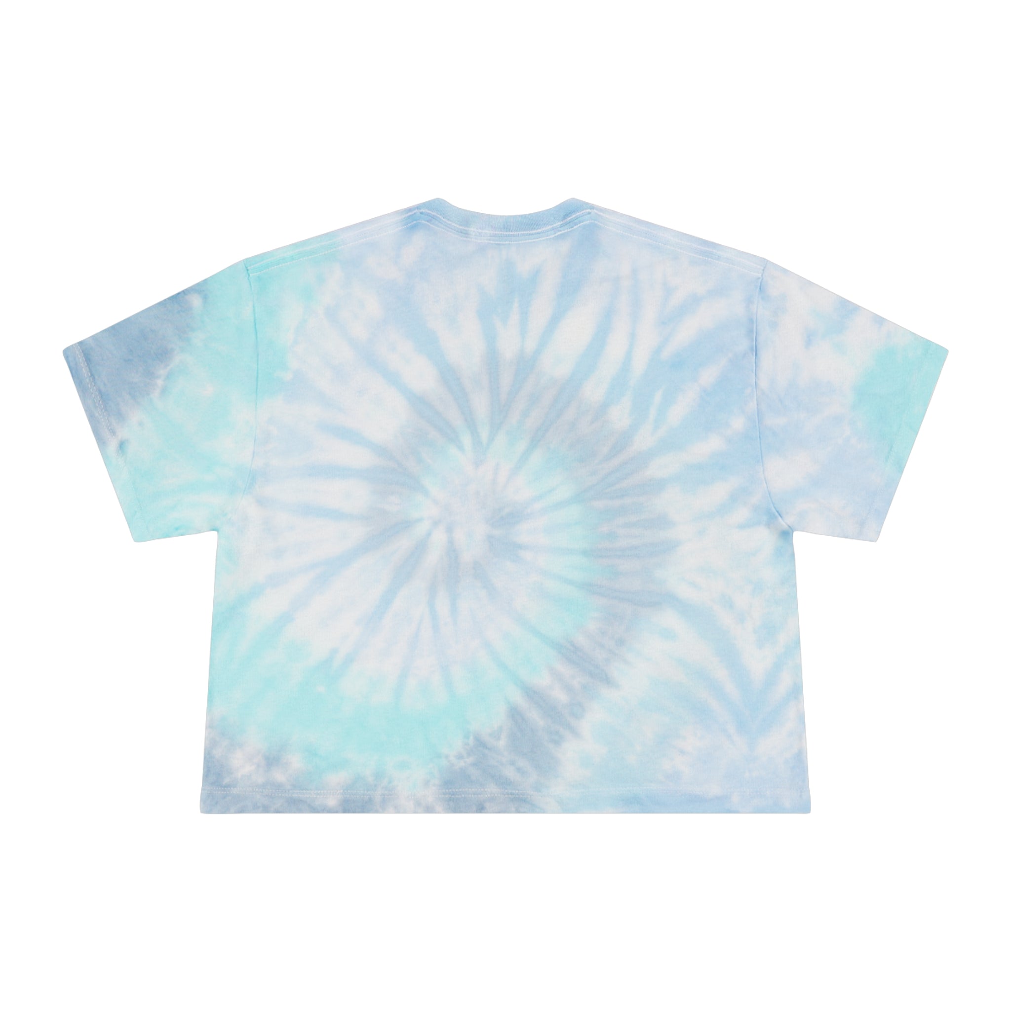 Tie-Dye Crop Tee — "True Confidence Is Knowing Yourself" Inspirational Graphic