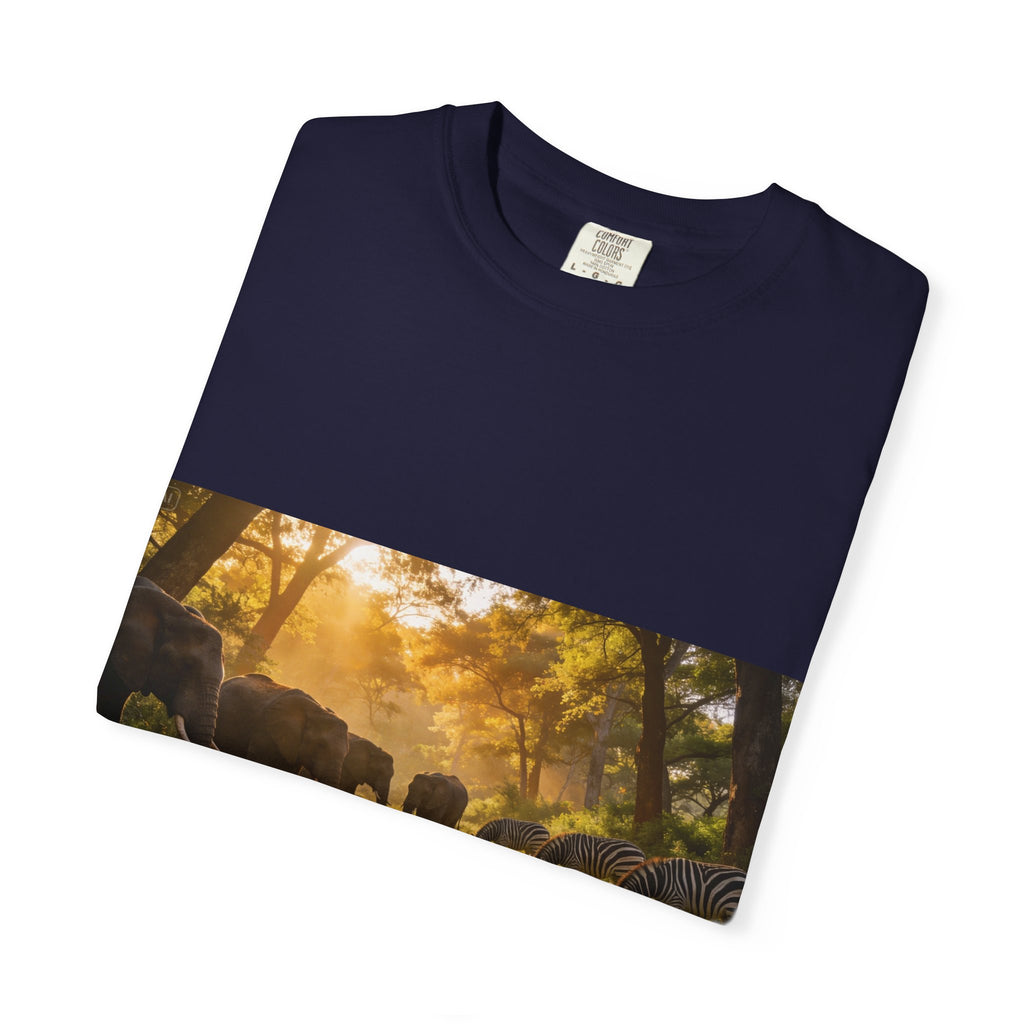 Afrocentric Unisex Garment-Dyed T-Shirt – African Heritage Design