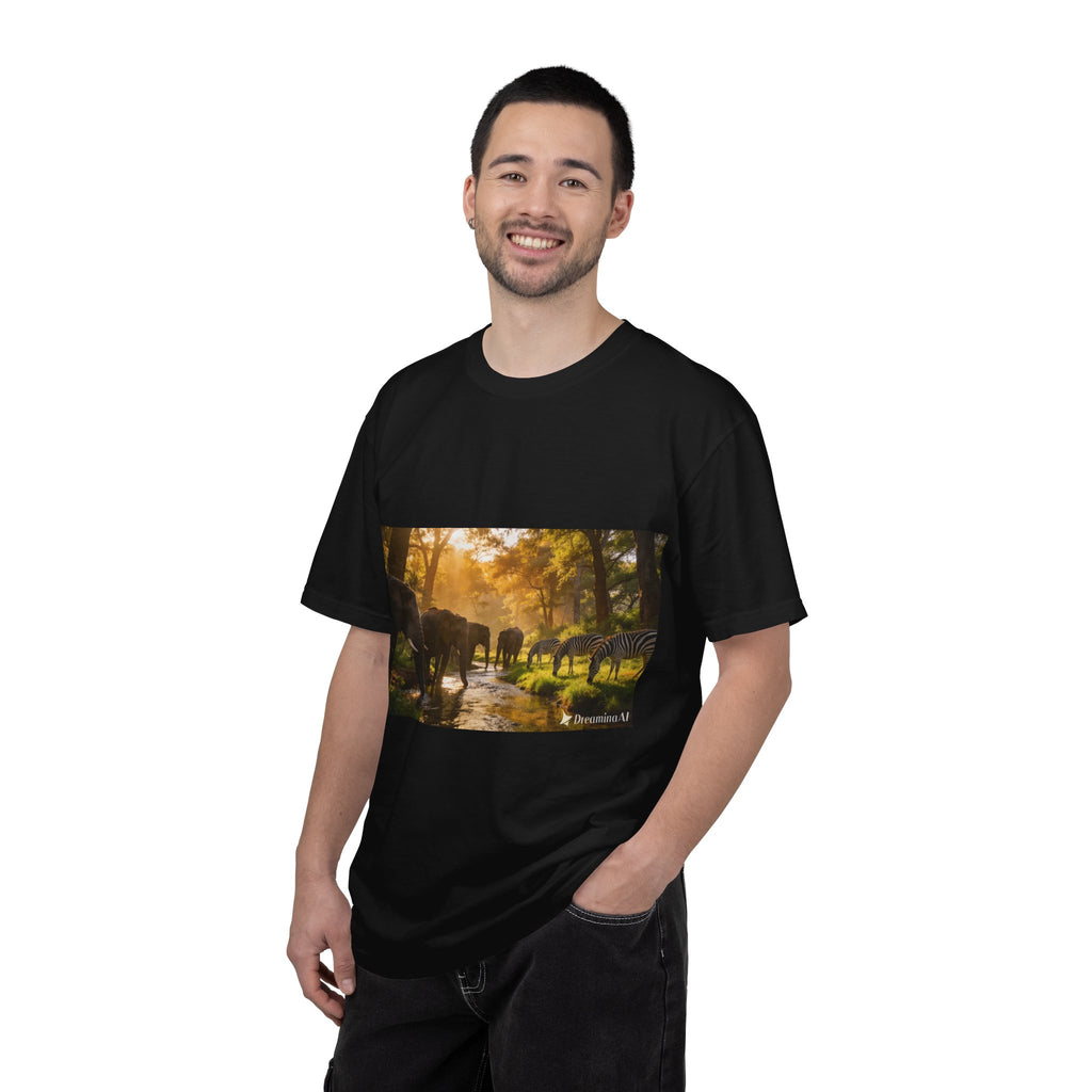 Afrocentric Unisex Garment-Dyed T-Shirt – African Heritage Design
