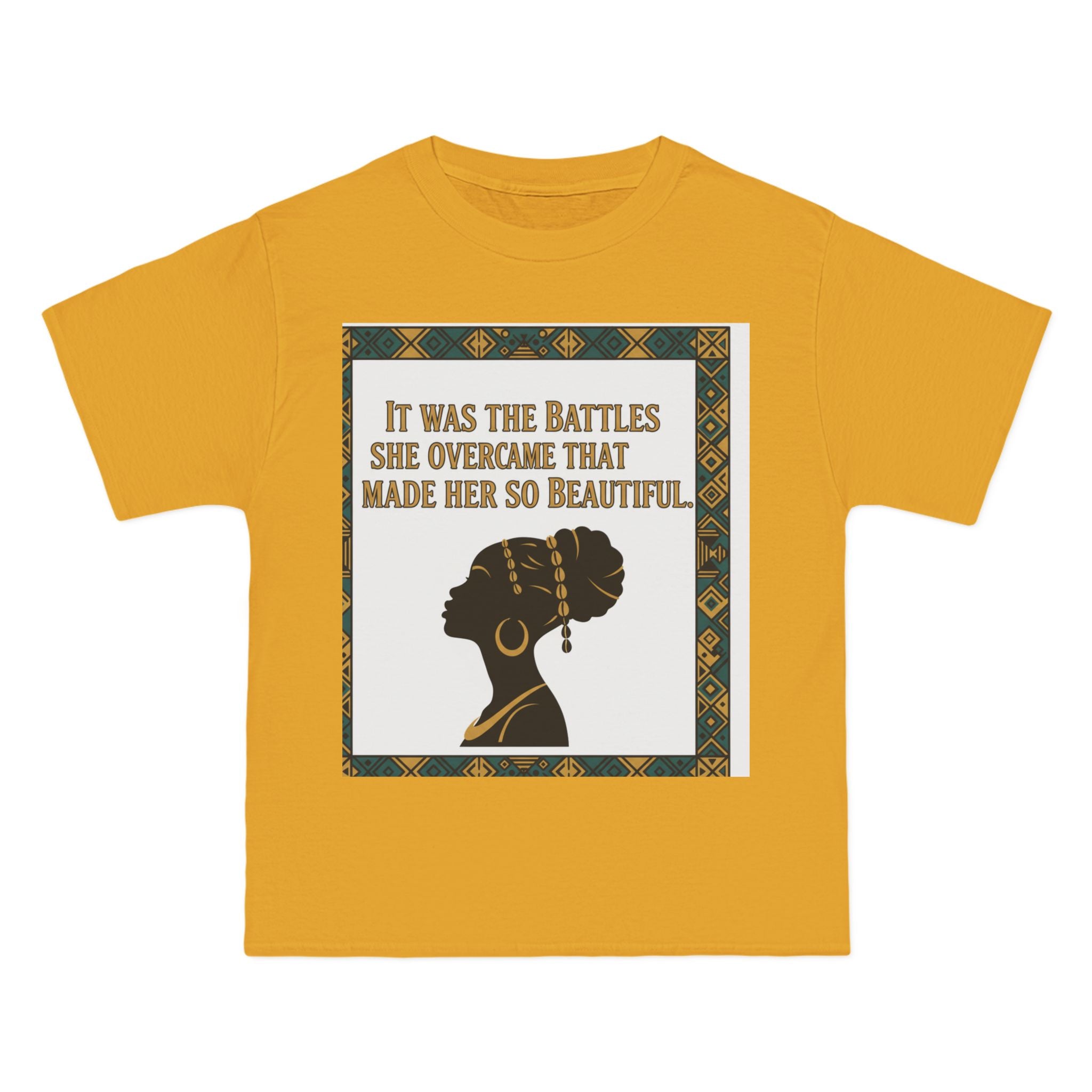 Inspirational 'It Was The Battles She Overcame' T-Shirt