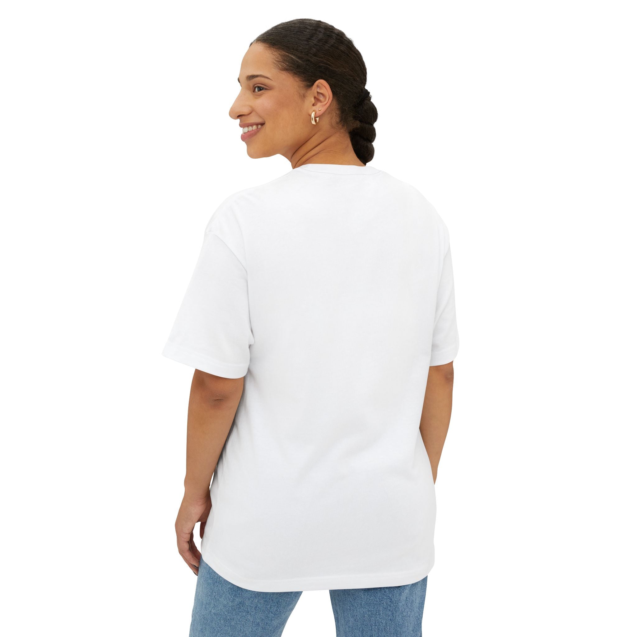 Afrocentric Unisex Oversized Boxy T-Shirt – African Print Streetwear