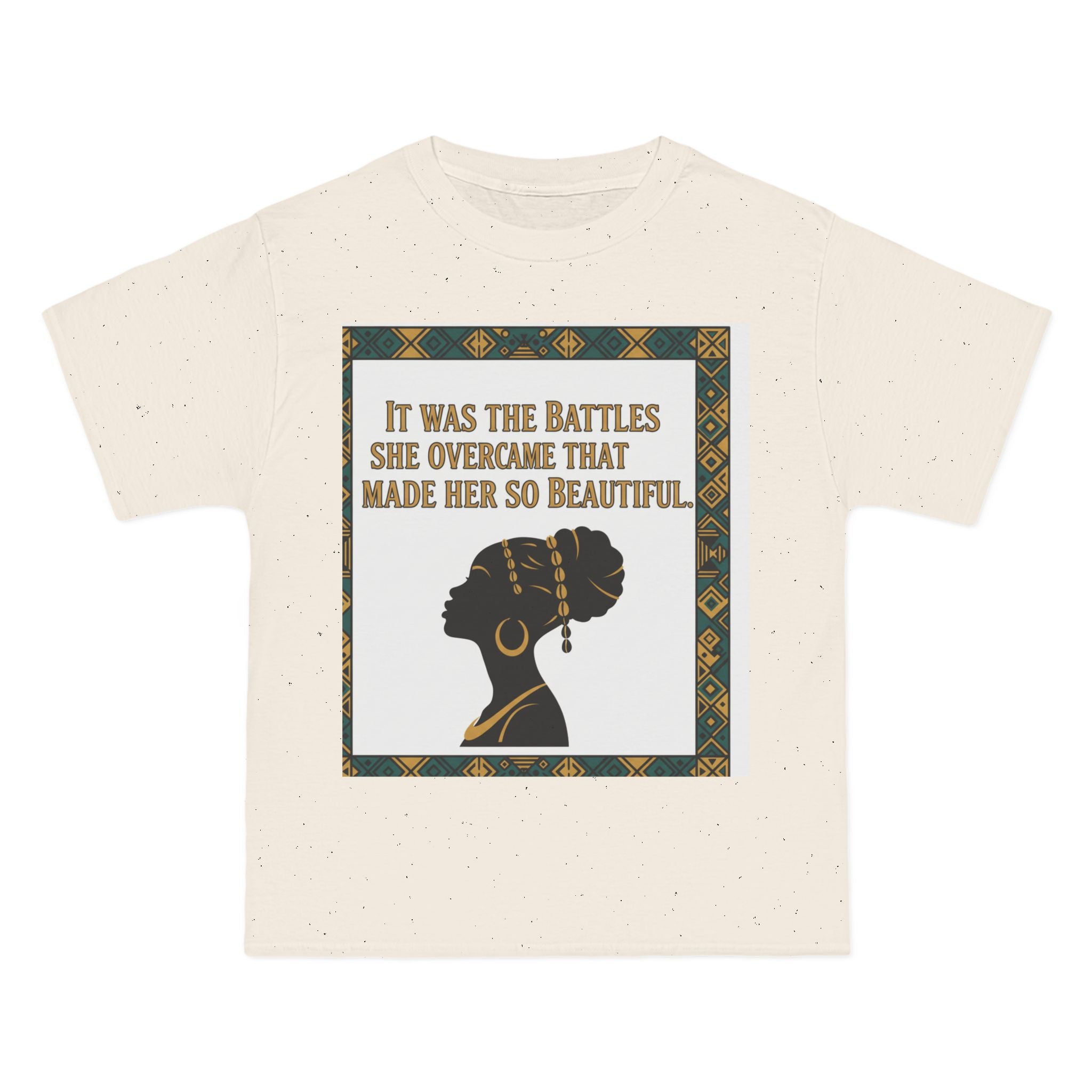 Inspirational 'It Was The Battles She Overcame' T-Shirt