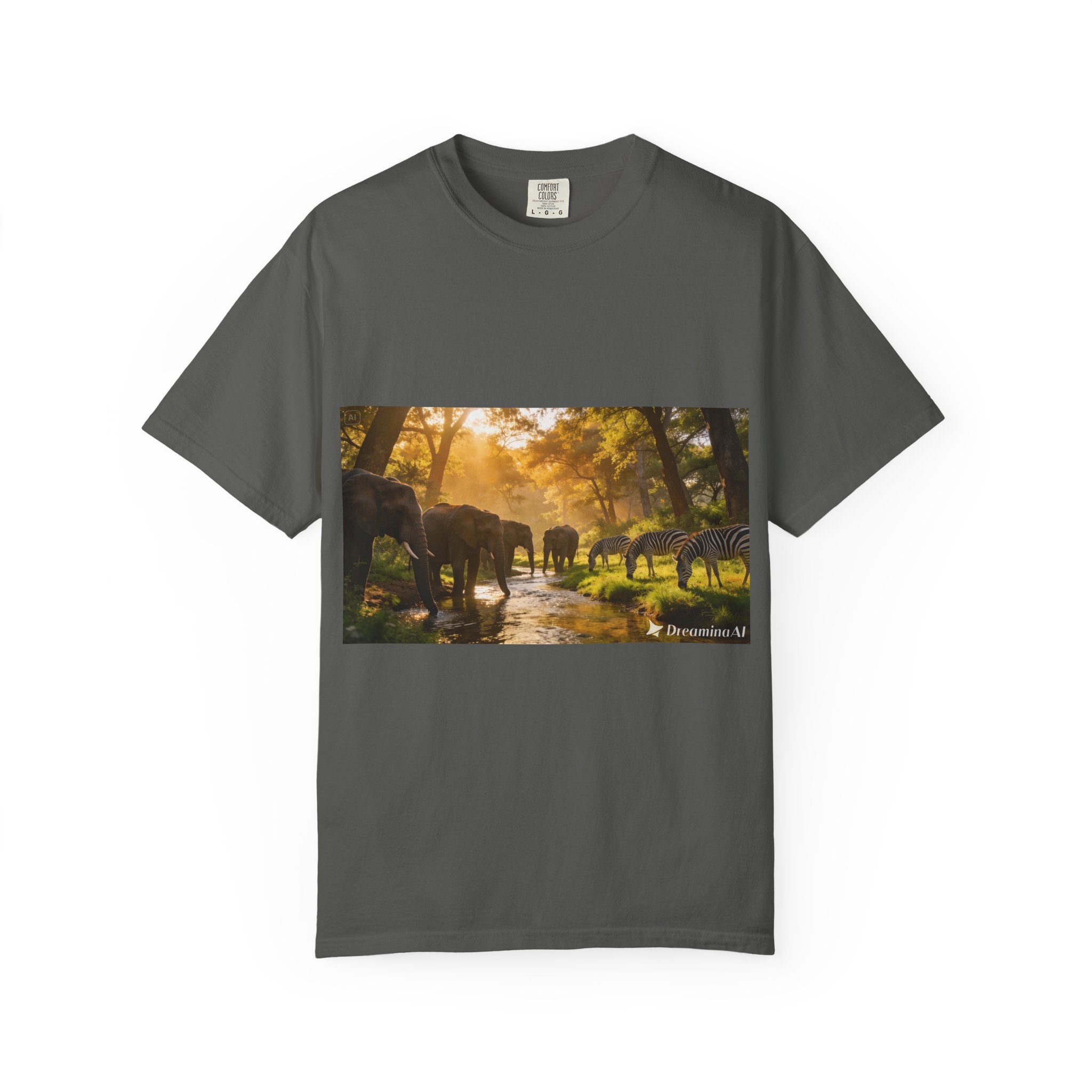 Afrocentric Unisex Garment-Dyed T-Shirt – African Heritage Design