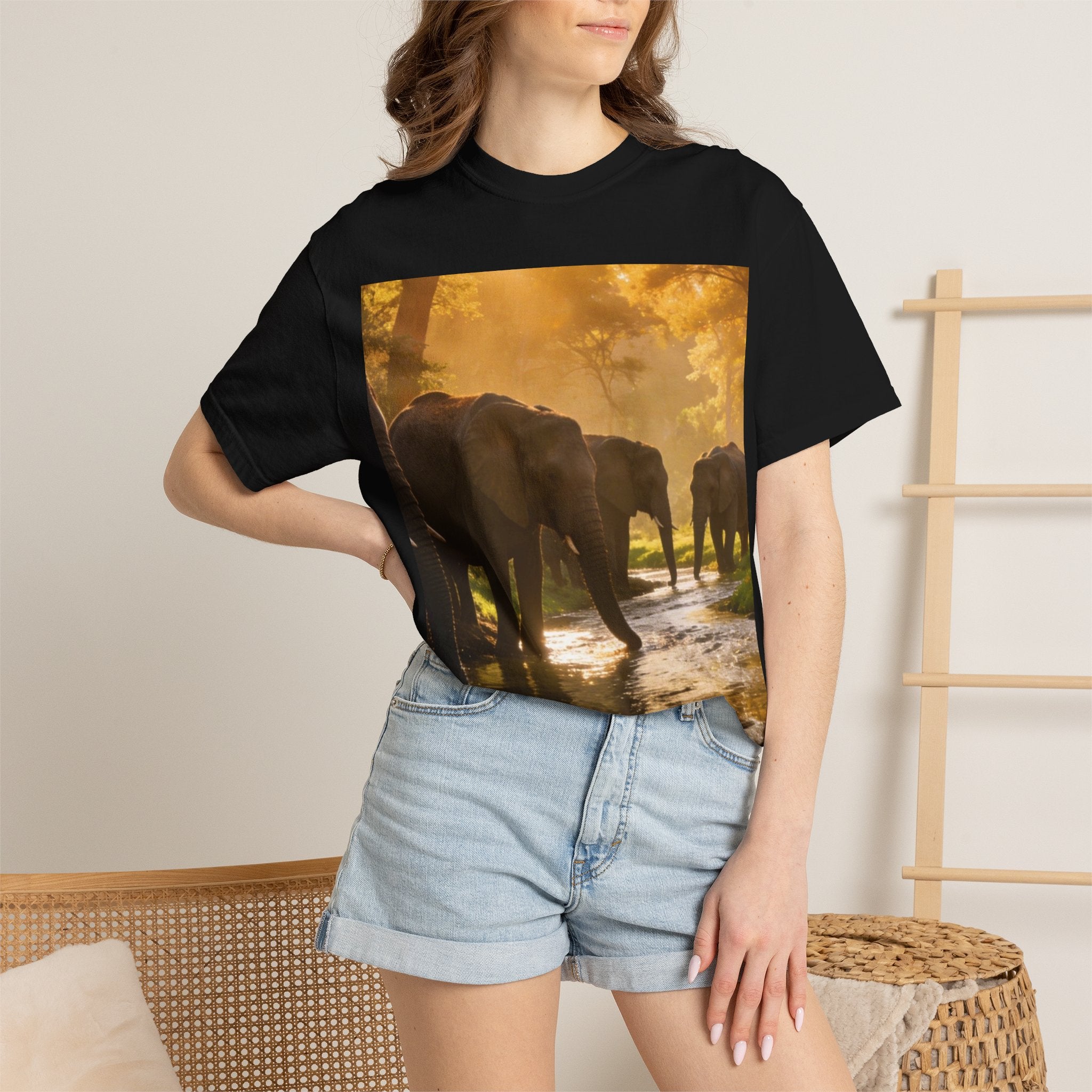 Afrocentric Graphic T-Shirt — Minimal Text Tee Celebrating African Heritage