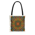 Boho Mandala Tote Bag – Colorful Floral AOP Canvas Tote