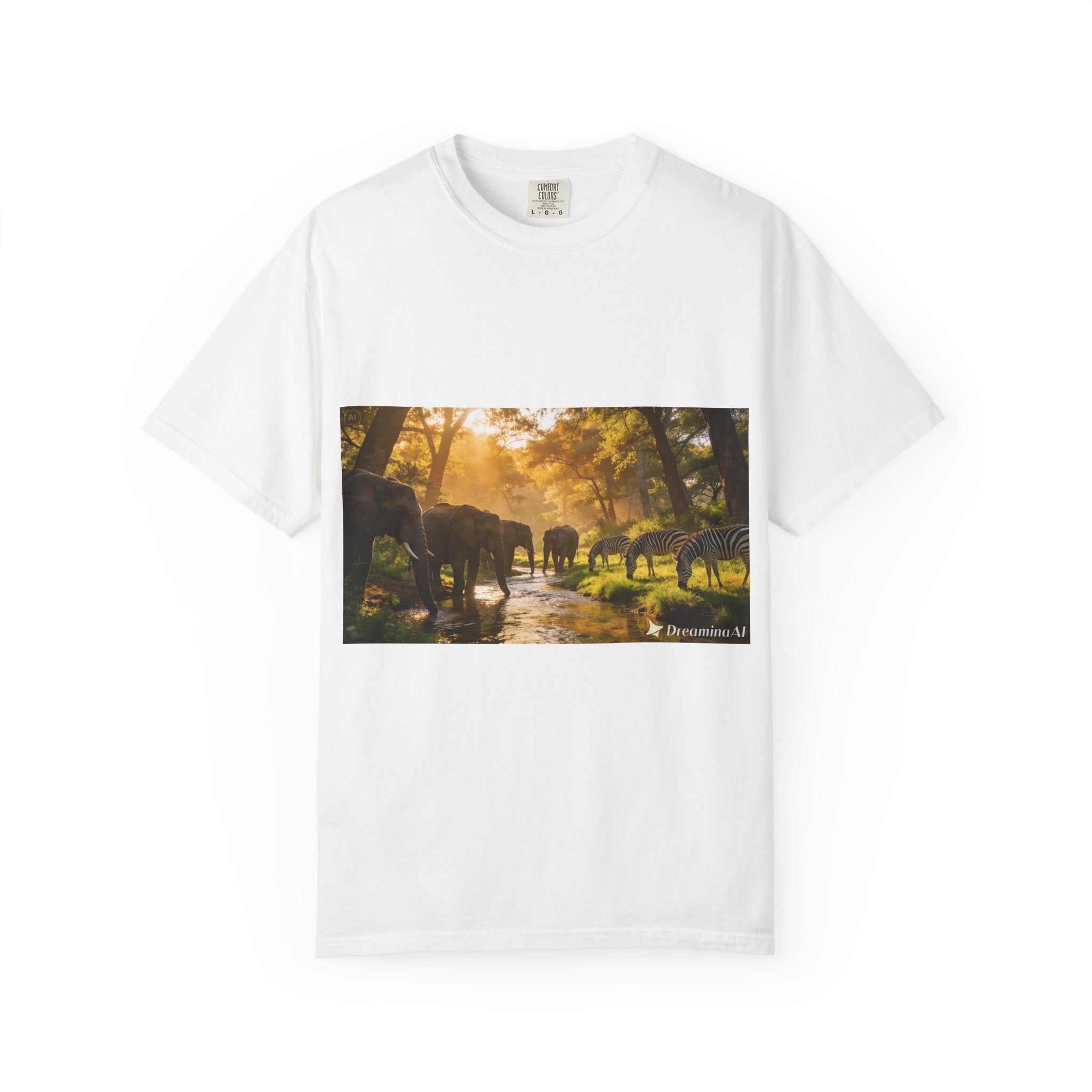 Afrocentric Unisex Garment-Dyed T-Shirt – African Heritage Design