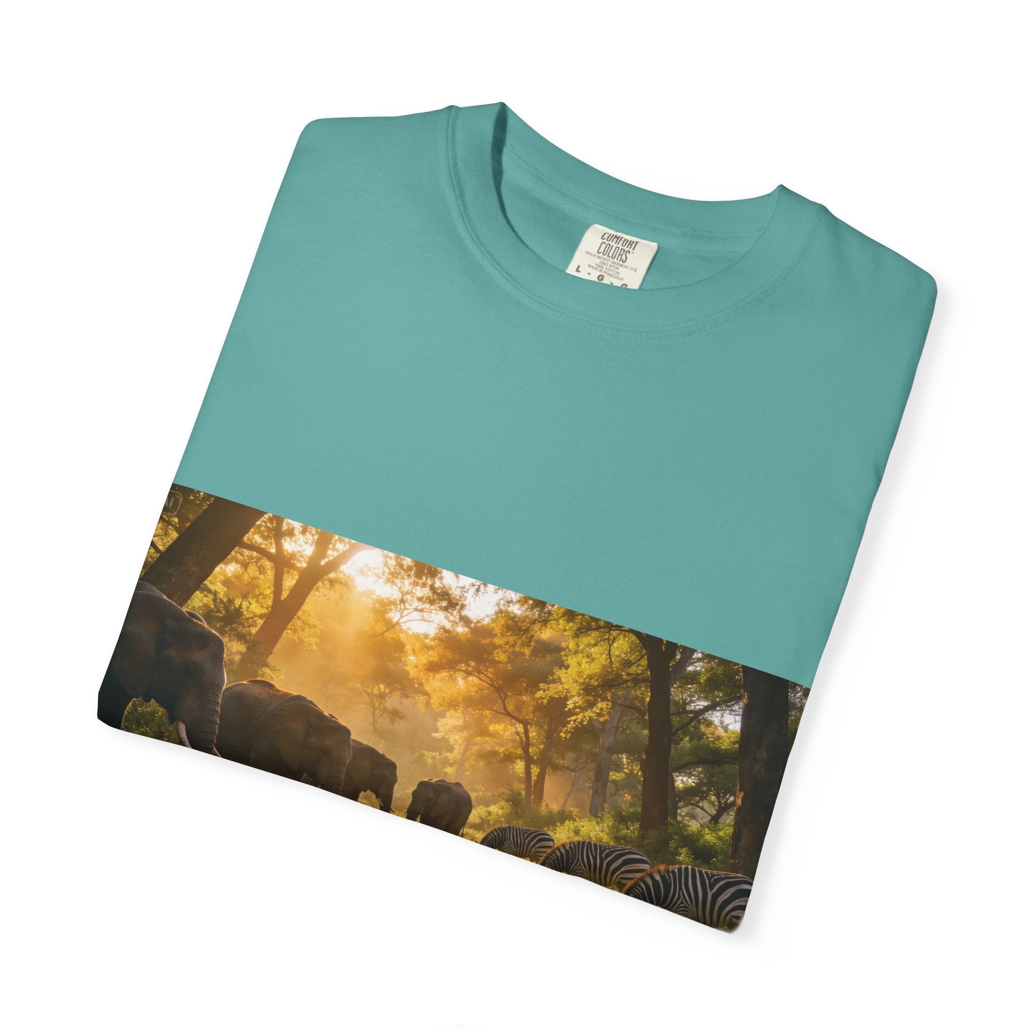 Afrocentric Unisex Garment-Dyed T-Shirt – African Heritage Design