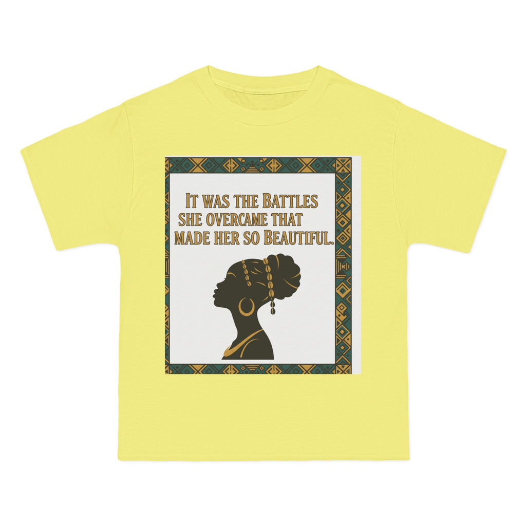 Inspirational 'It Was The Battles She Overcame' T-Shirt