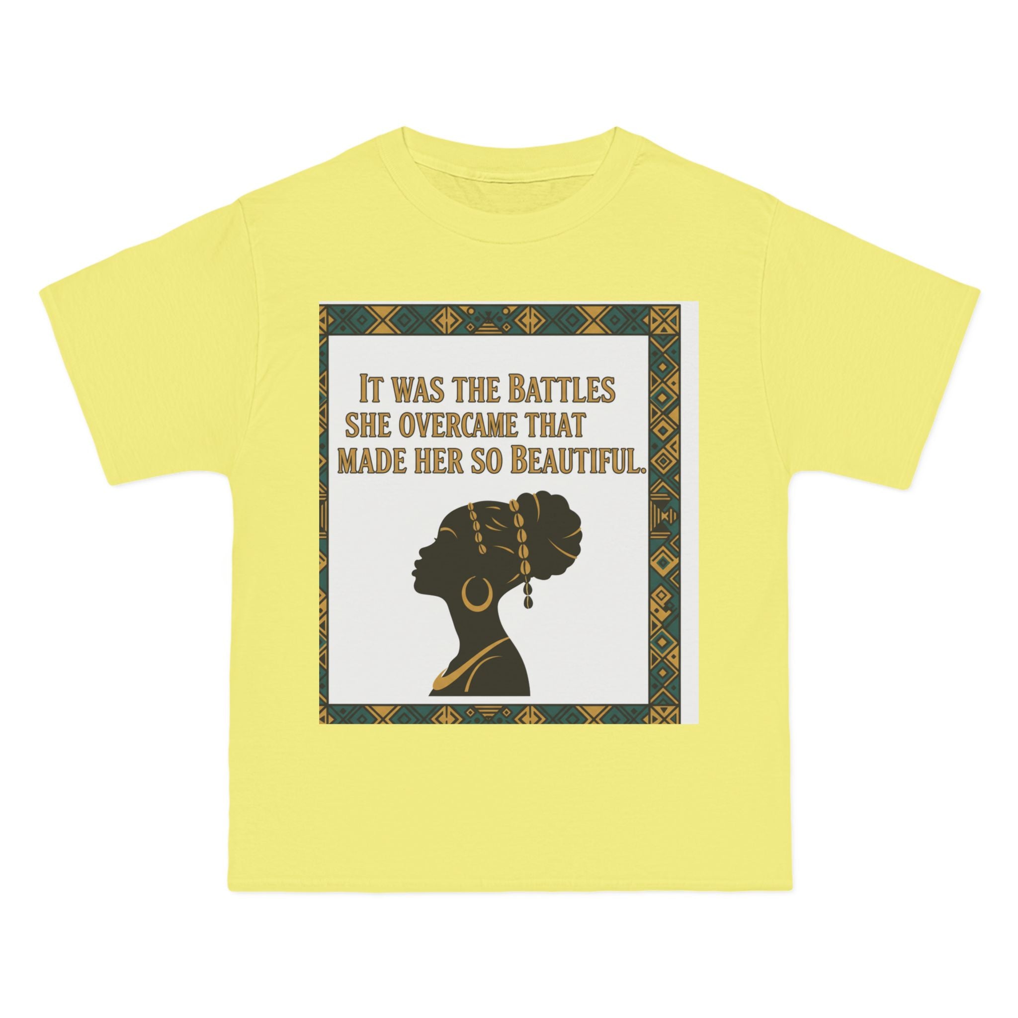 Inspirational 'It Was The Battles She Overcame' T-Shirt