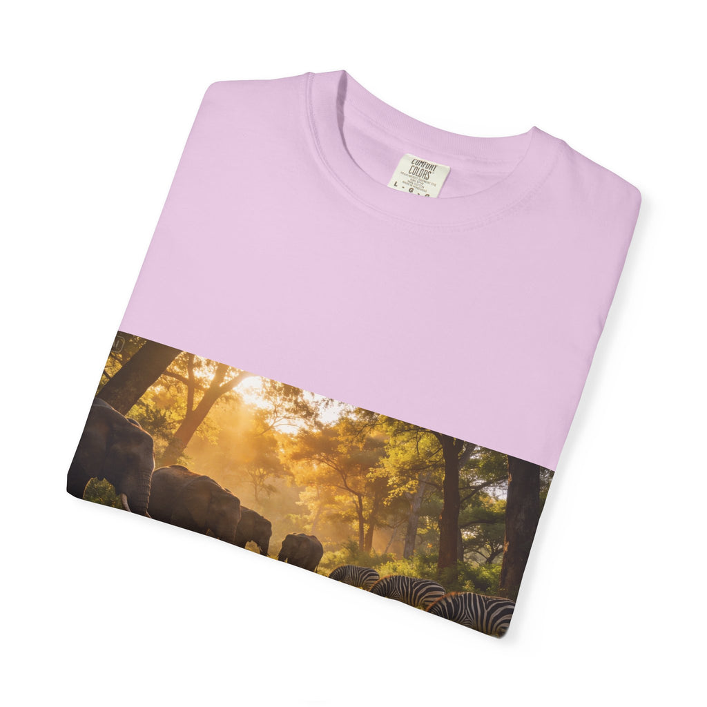 Afrocentric Unisex Garment-Dyed T-Shirt – African Heritage Design