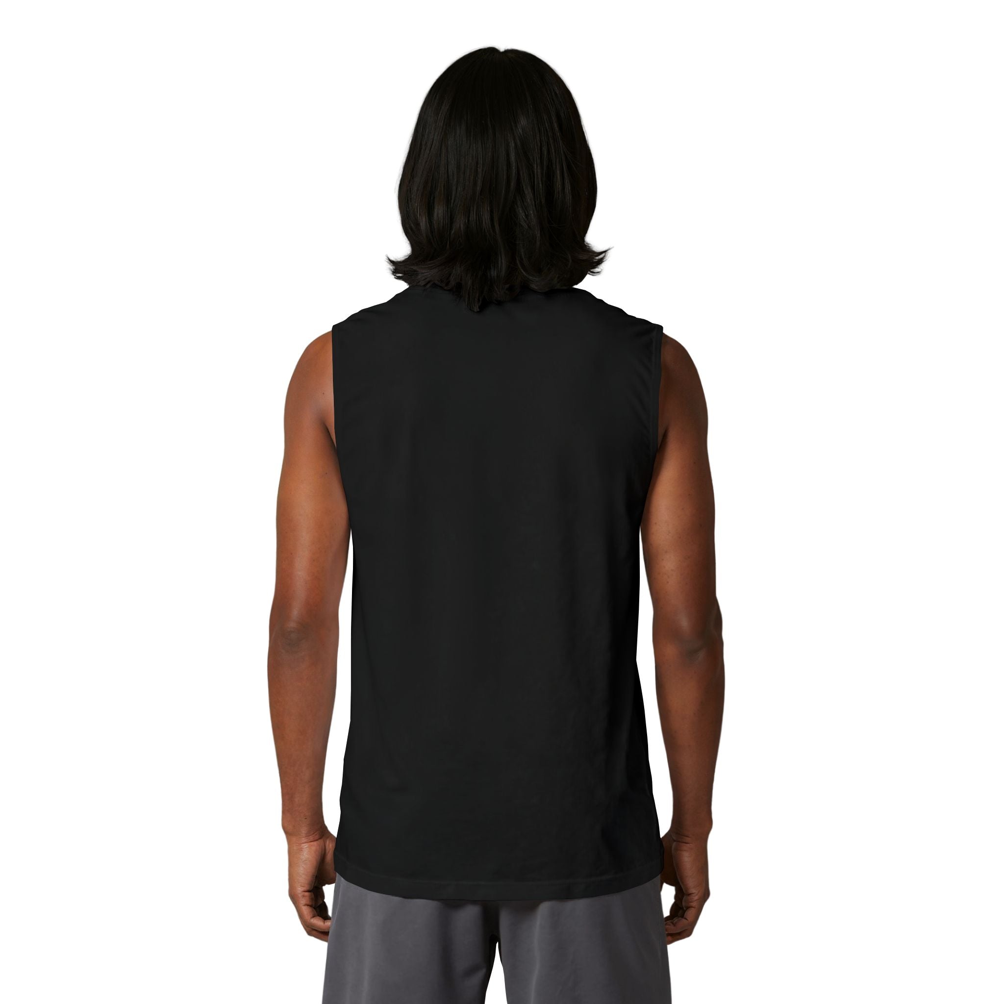 Jesus Radiant Crew Muscle Tank — Christian Faith Graphic Tank Top