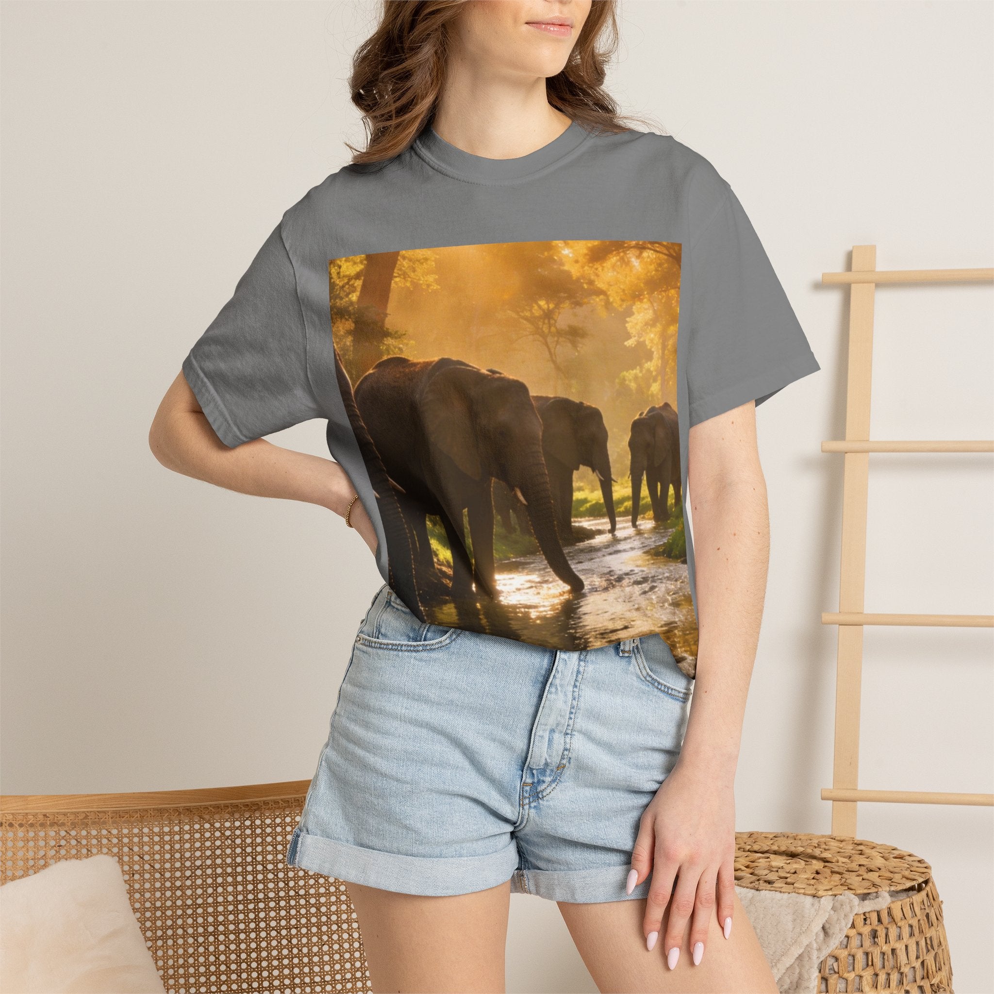 Afrocentric Graphic T-Shirt — Minimal Text Tee Celebrating African Heritage