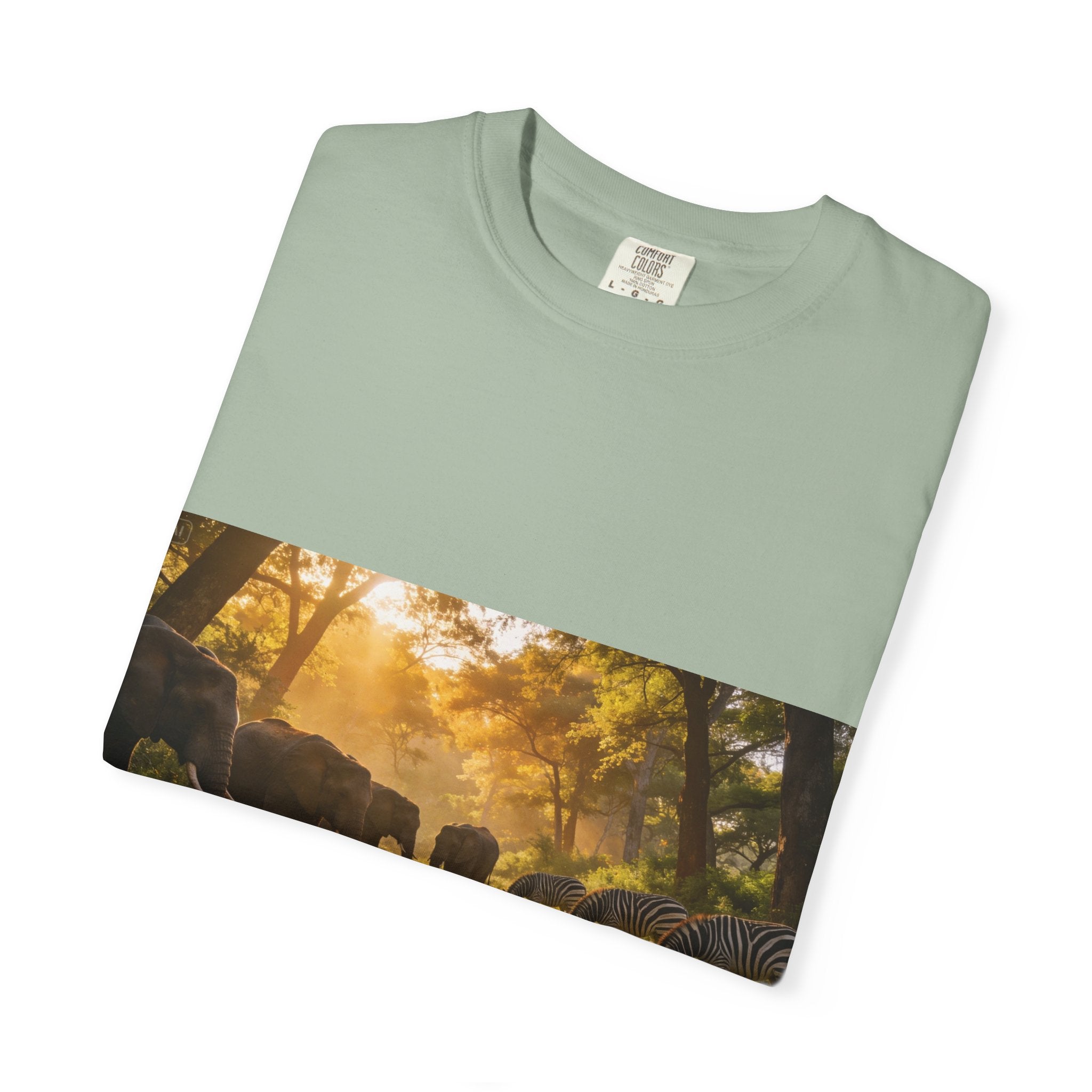 Afrocentric Unisex Garment-Dyed T-Shirt – African Heritage Design