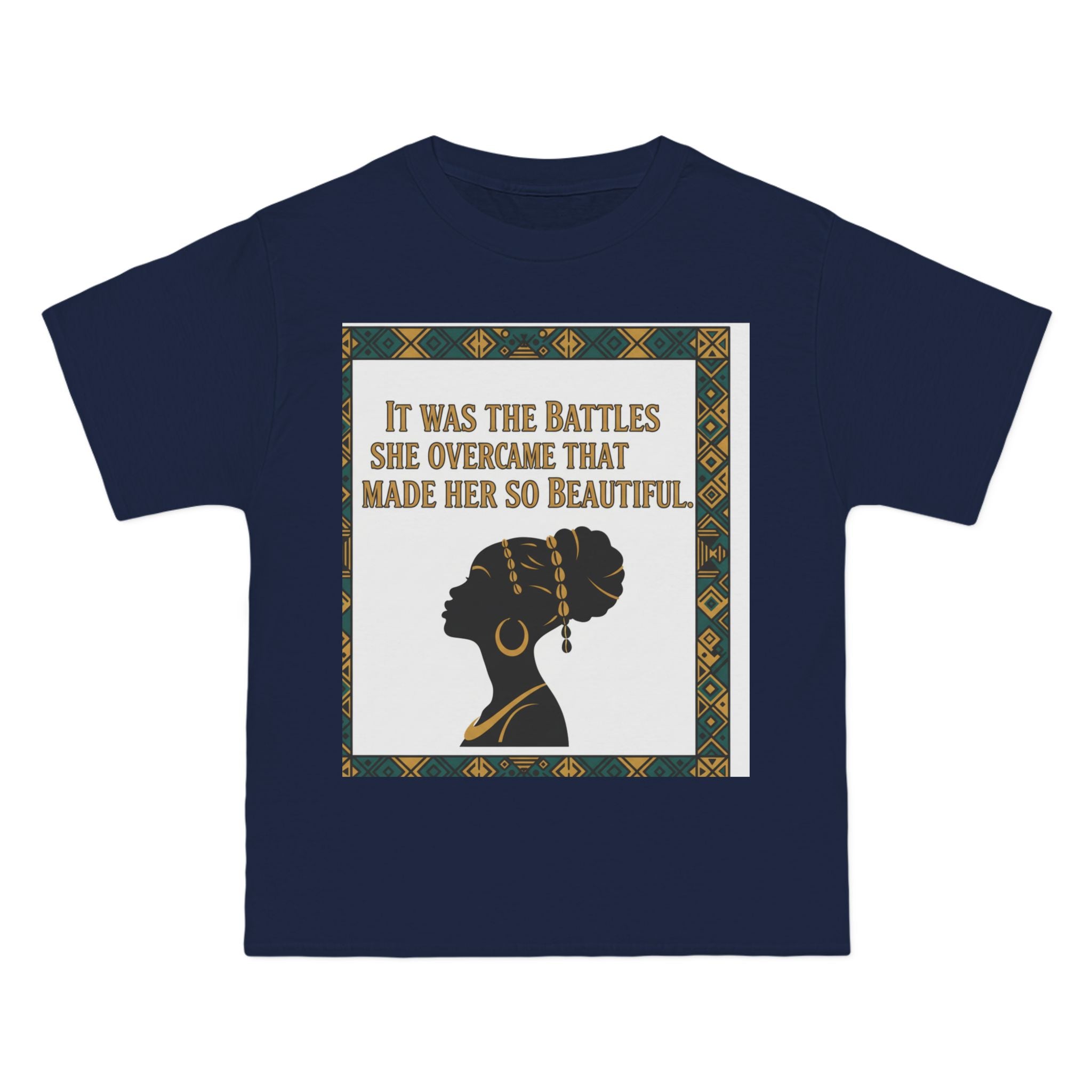 Inspirational 'It Was The Battles She Overcame' T-Shirt