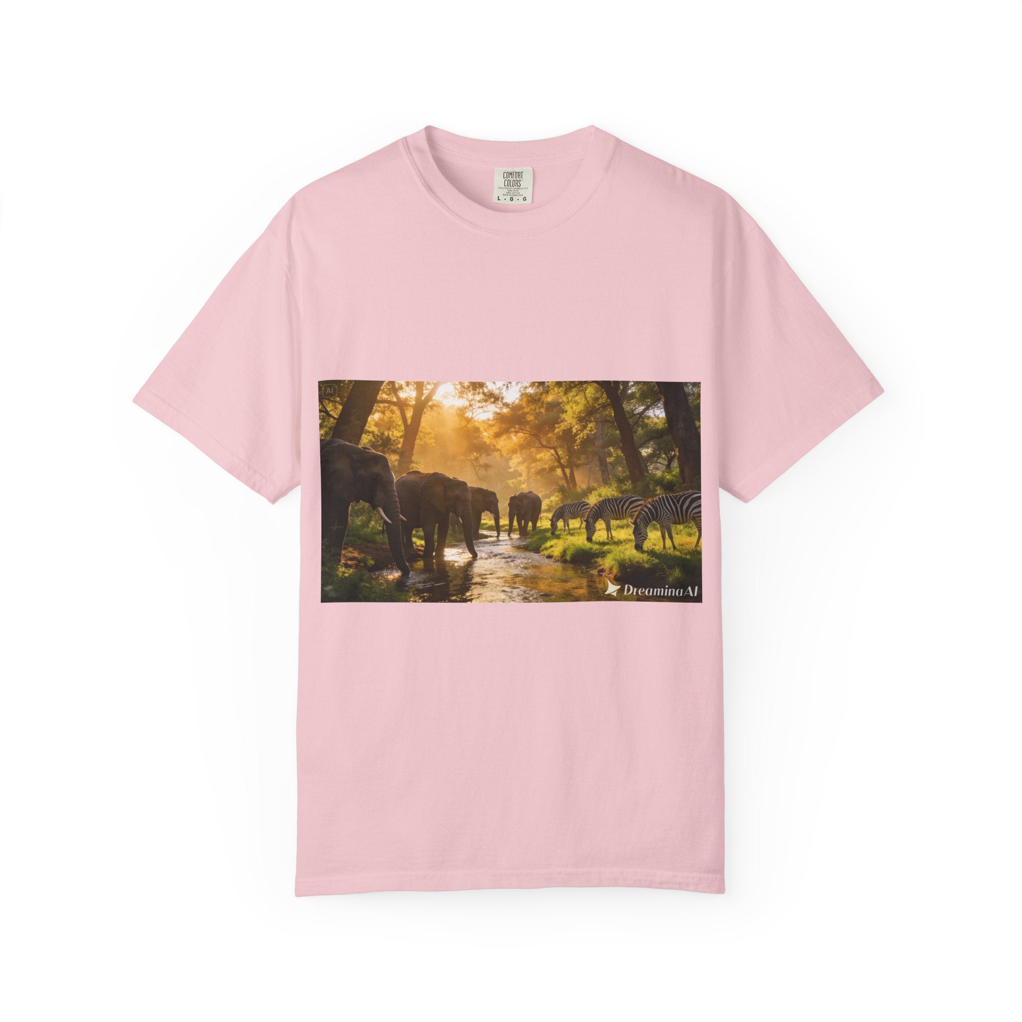 Afrocentric Unisex Garment-Dyed T-Shirt – African Heritage Design