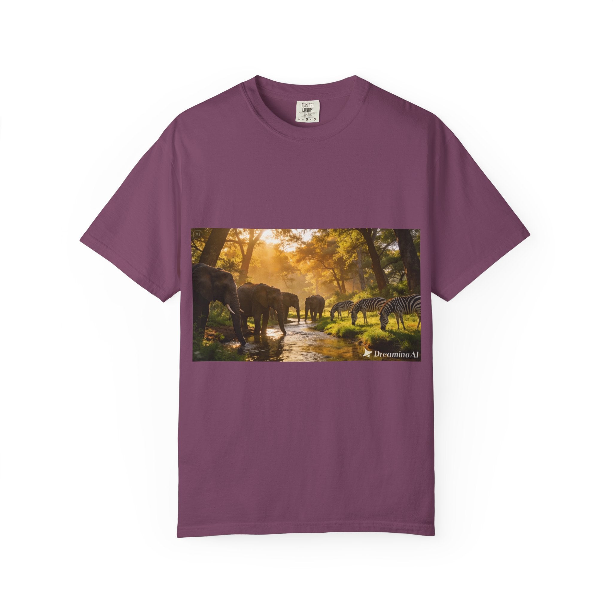 Afrocentric Unisex Garment-Dyed T-Shirt – African Heritage Design