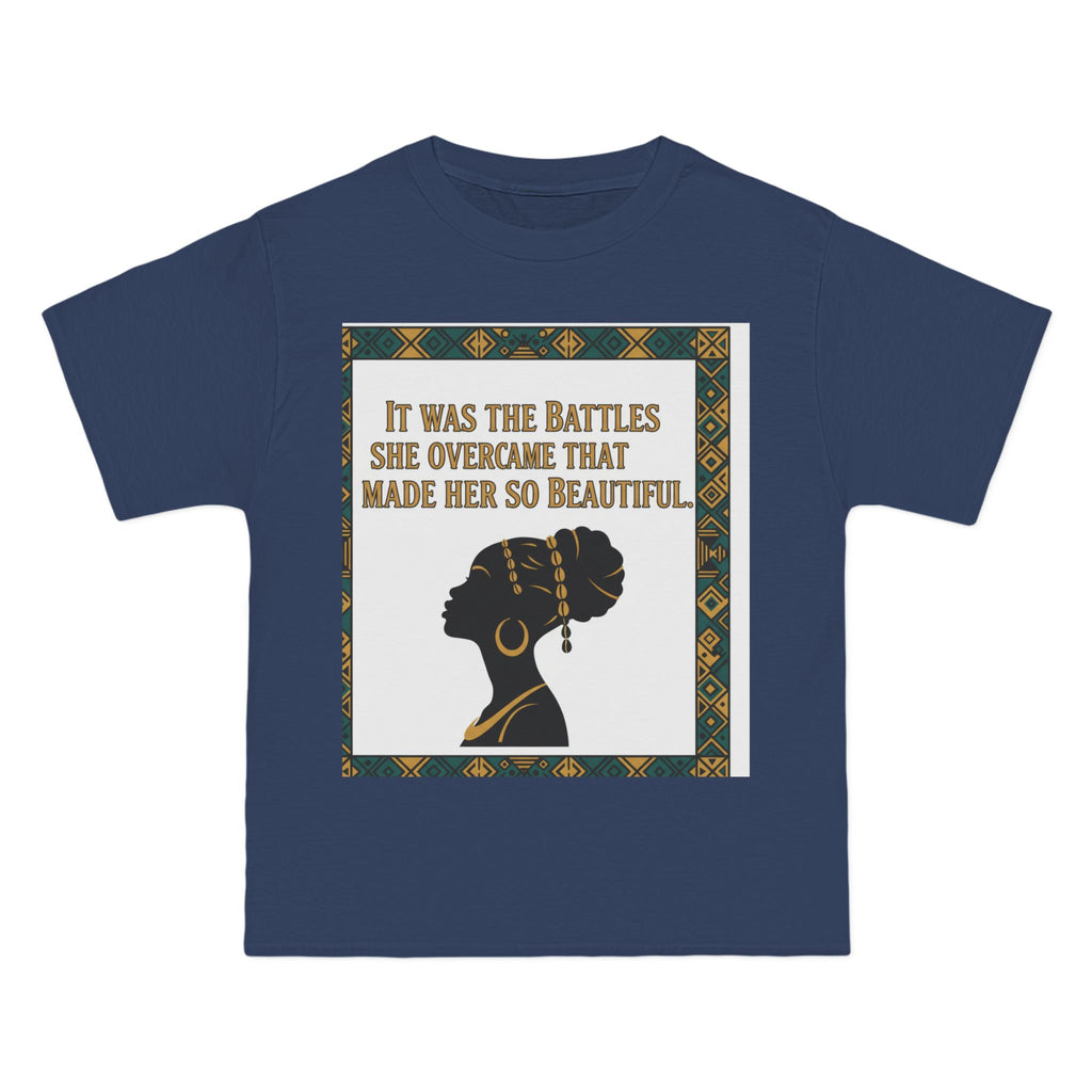 Inspirational 'It Was The Battles She Overcame' T-Shirt