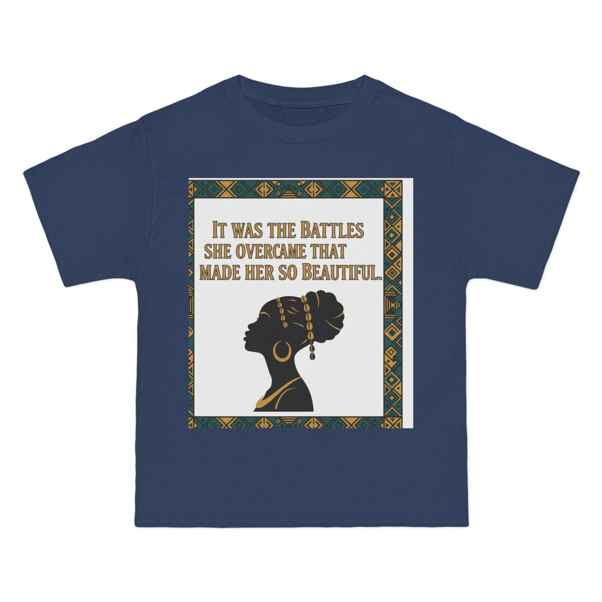 Inspirational 'It Was The Battles She Overcame' T-Shirt