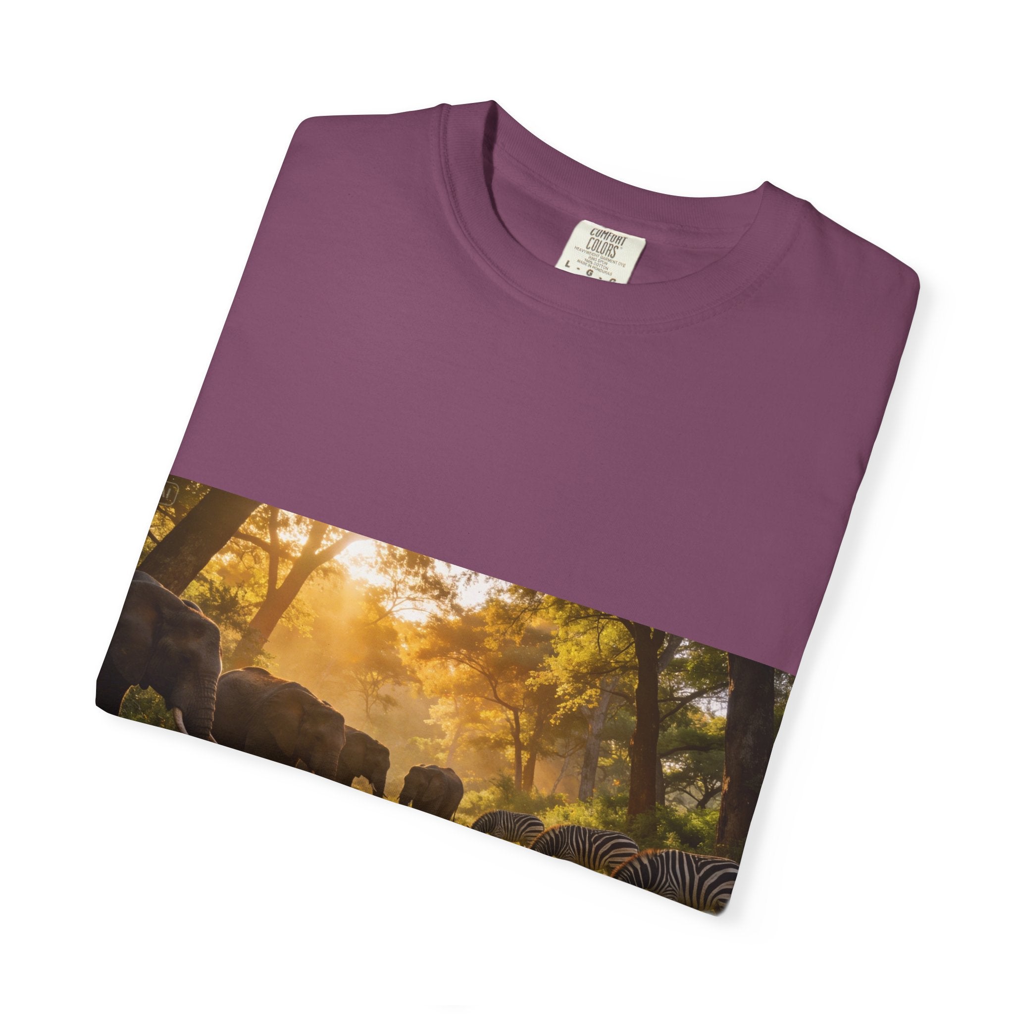 Afrocentric Unisex Garment-Dyed T-Shirt – African Heritage Design