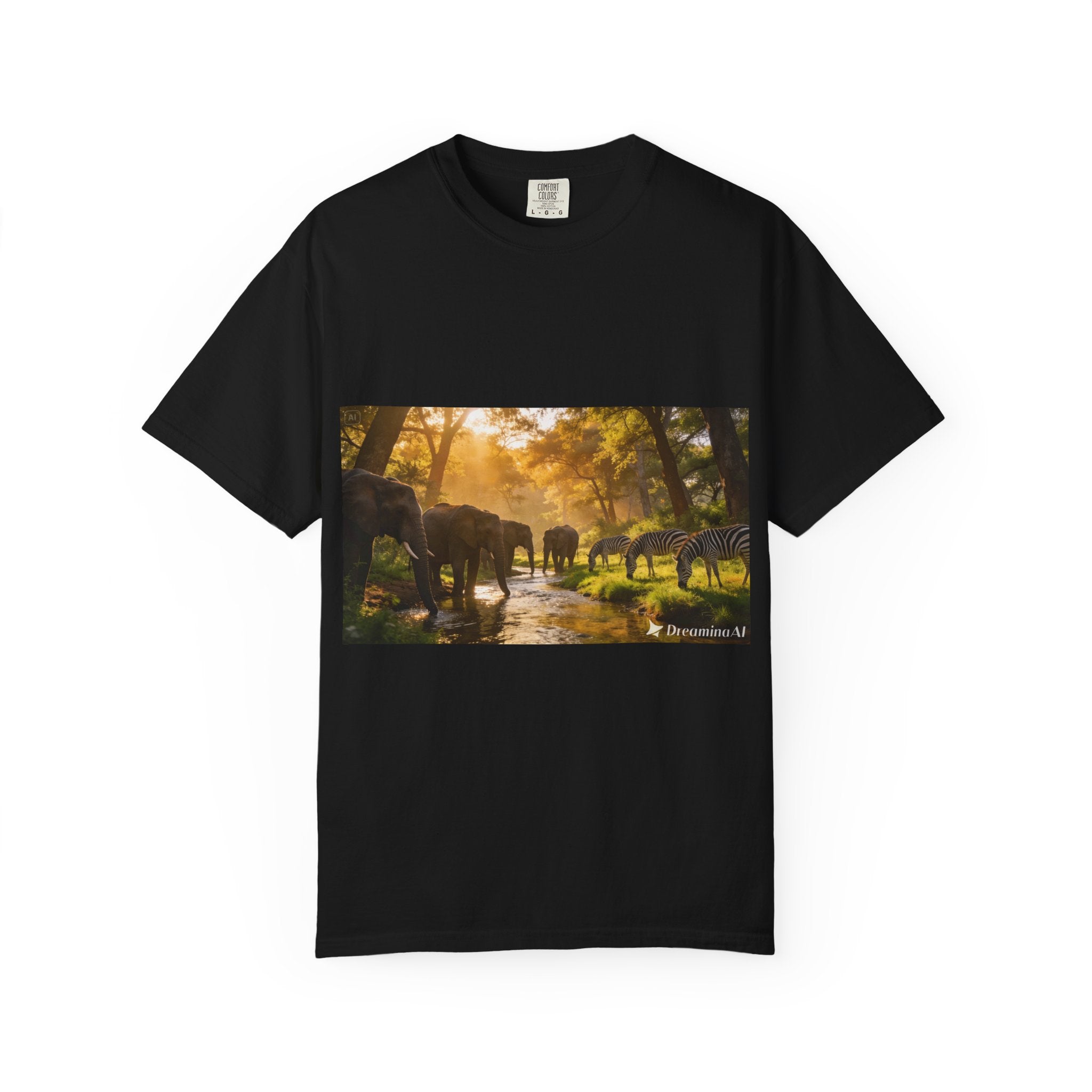 Afrocentric Unisex Garment-Dyed T-Shirt – African Heritage Design