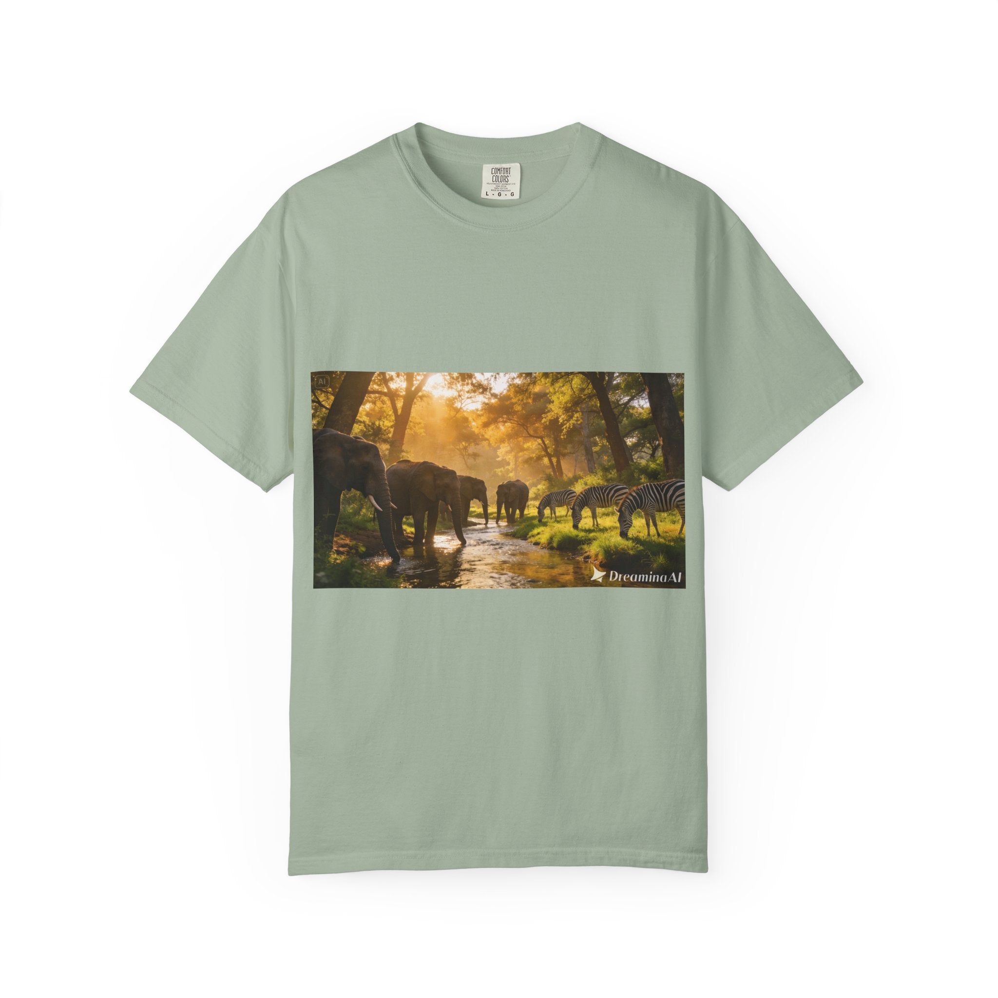 Afrocentric Unisex Garment-Dyed T-Shirt – African Heritage Design