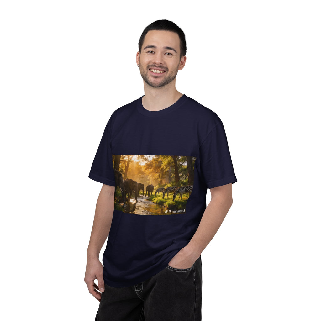 Afrocentric Unisex Garment-Dyed T-Shirt – African Heritage Design