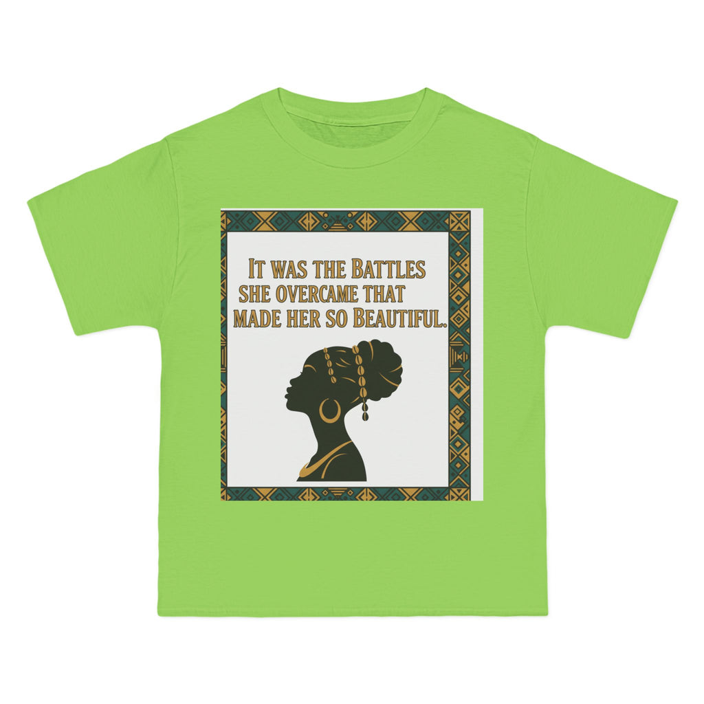 Inspirational 'It Was The Battles She Overcame' T-Shirt
