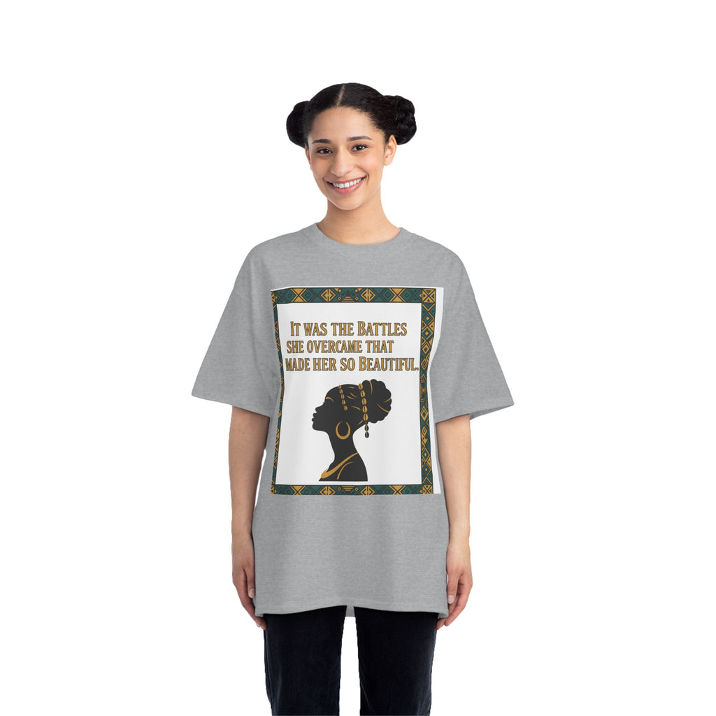 Inspirational 'It Was The Battles She Overcame' T-Shirt