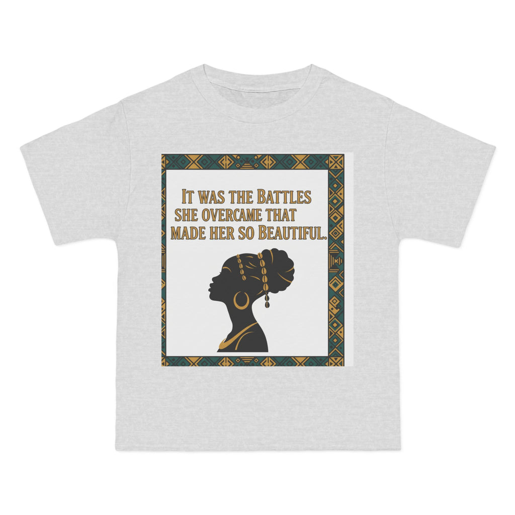 Inspirational 'It Was The Battles She Overcame' T-Shirt