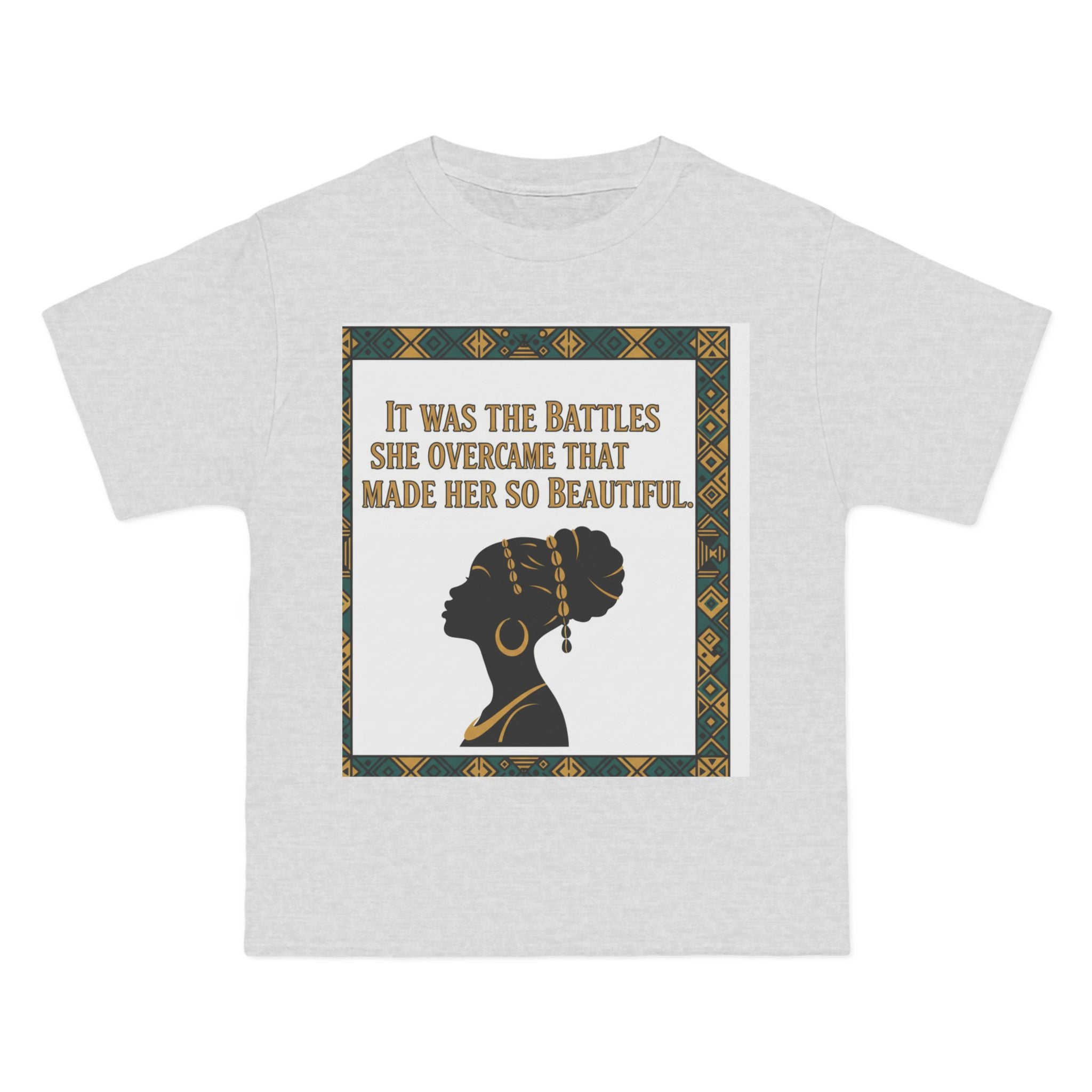 Inspirational 'It Was The Battles She Overcame' T-Shirt