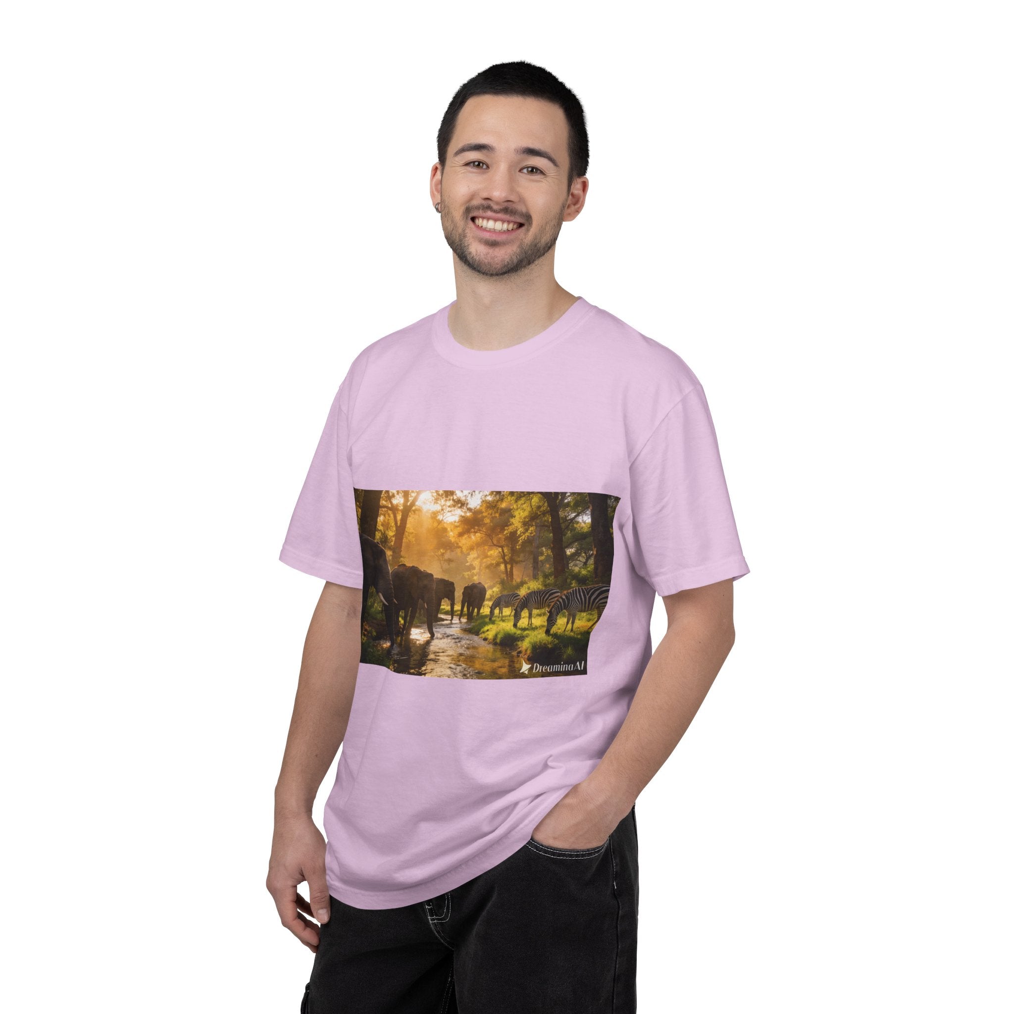 Afrocentric Unisex Garment-Dyed T-Shirt – African Heritage Design