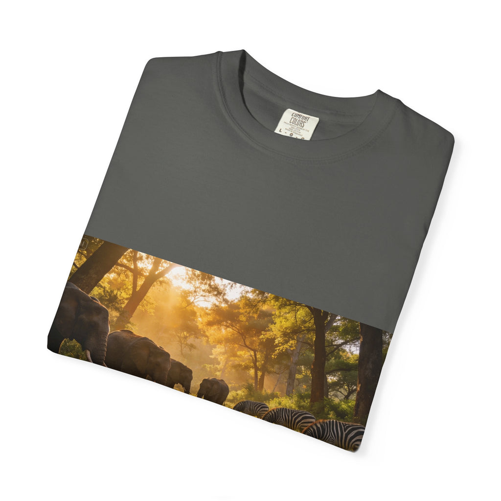 Afrocentric Unisex Garment-Dyed T-Shirt – African Heritage Design