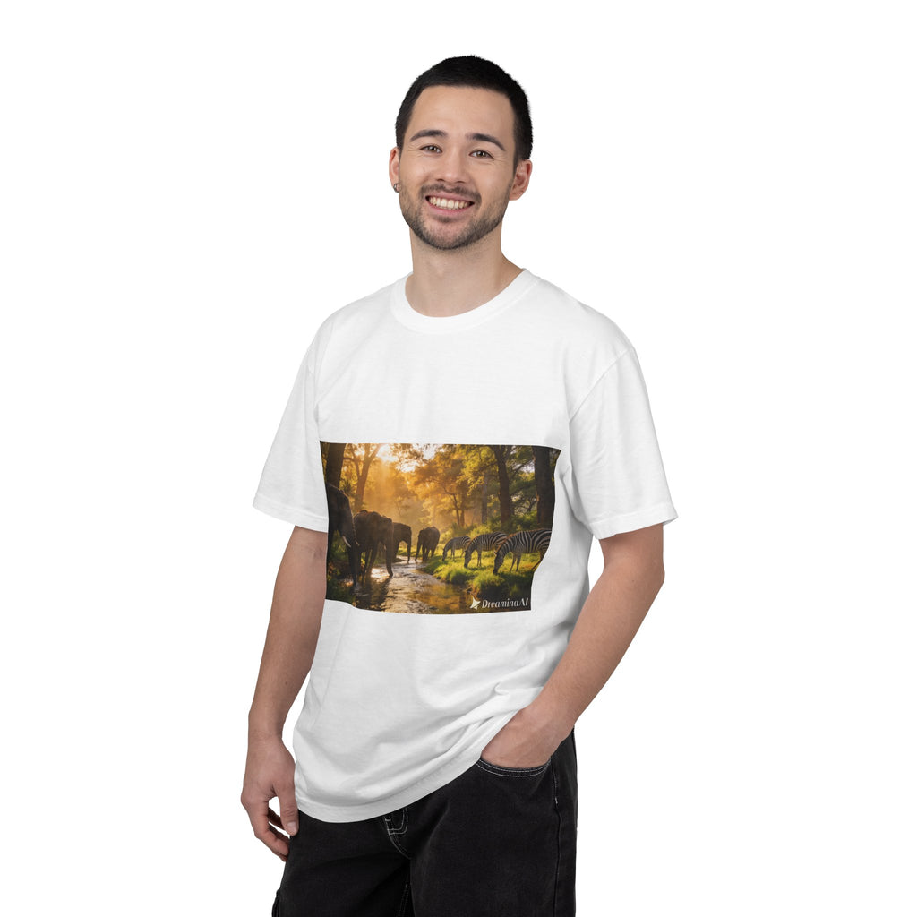 Afrocentric Unisex Garment-Dyed T-Shirt – African Heritage Design