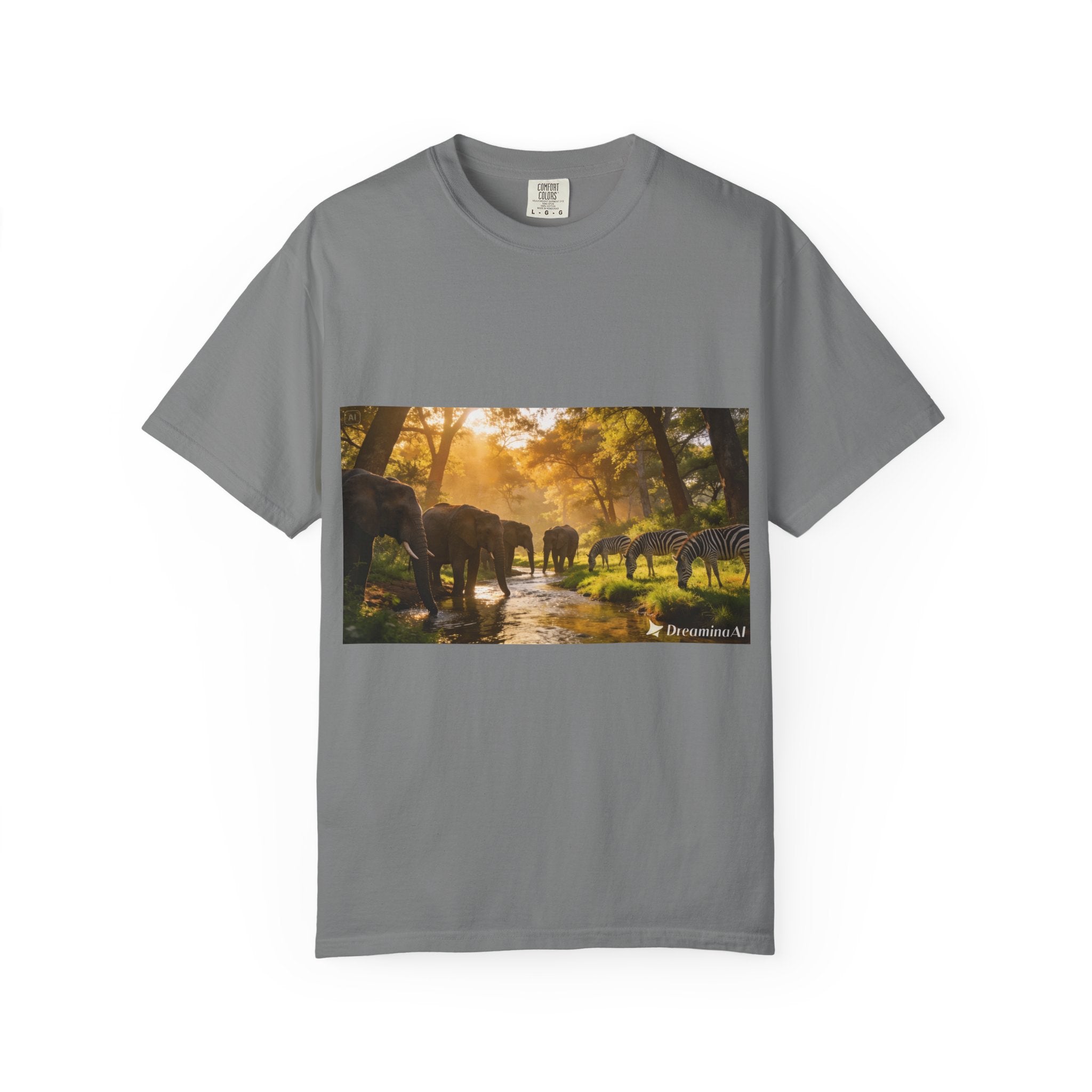 Afrocentric Unisex Garment-Dyed T-Shirt – African Heritage Design