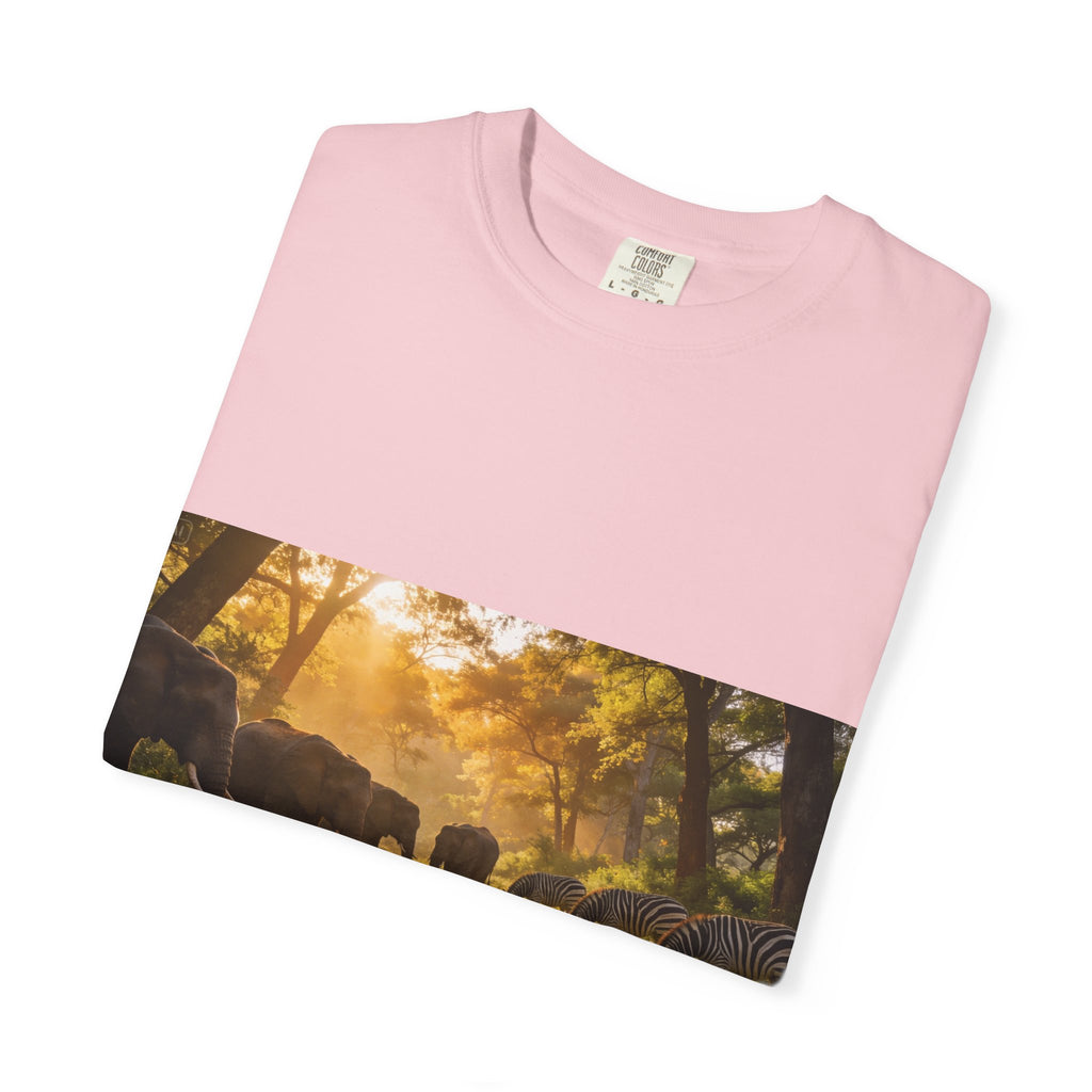 Afrocentric Unisex Garment-Dyed T-Shirt – African Heritage Design