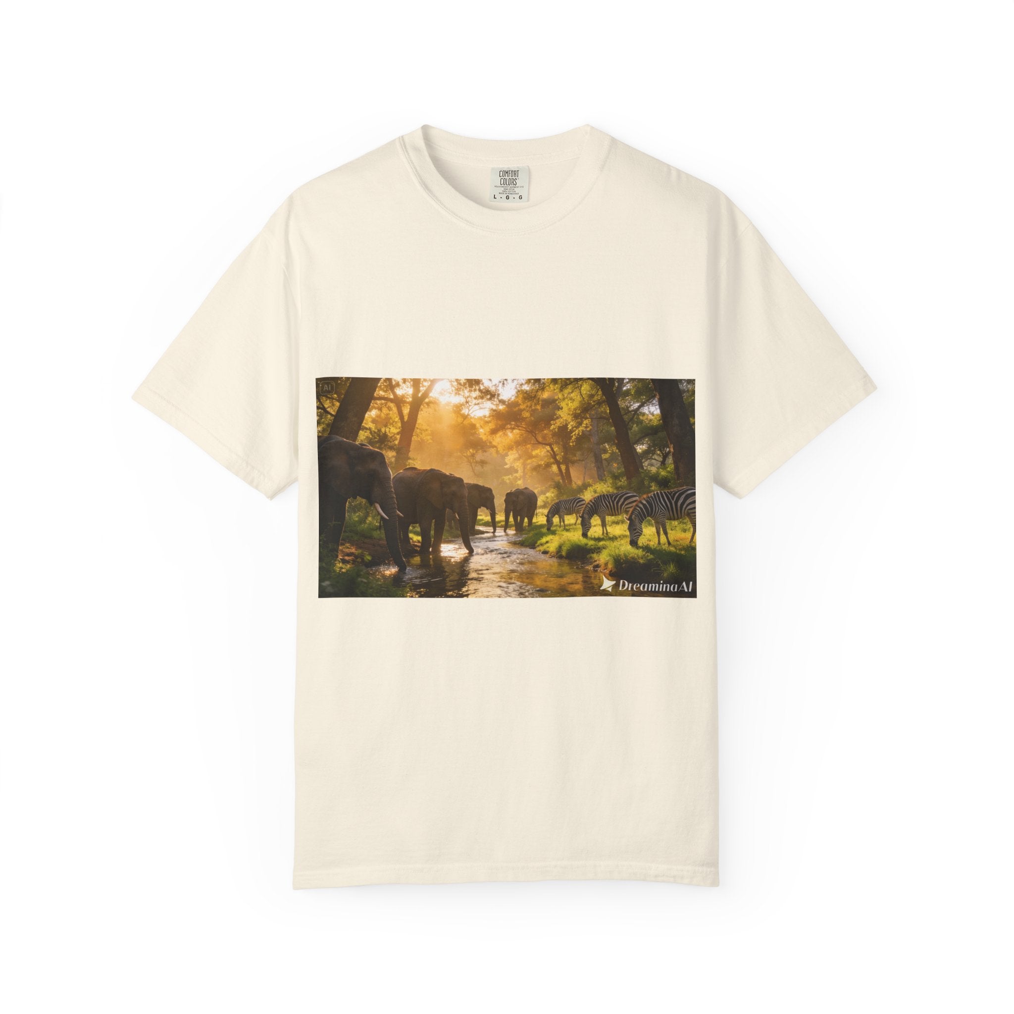 Afrocentric Unisex Garment-Dyed T-Shirt – African Heritage Design