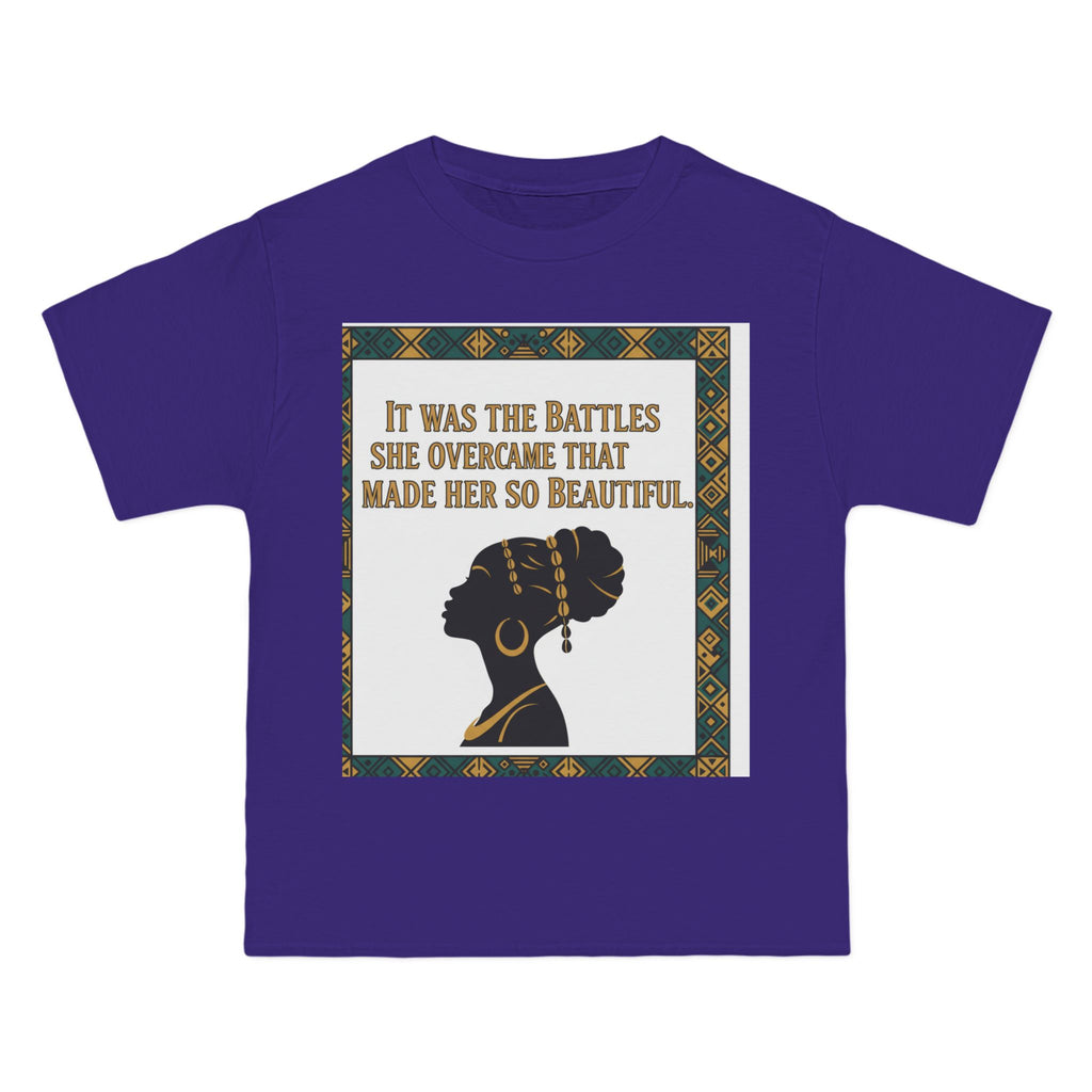 Inspirational 'It Was The Battles She Overcame' T-Shirt