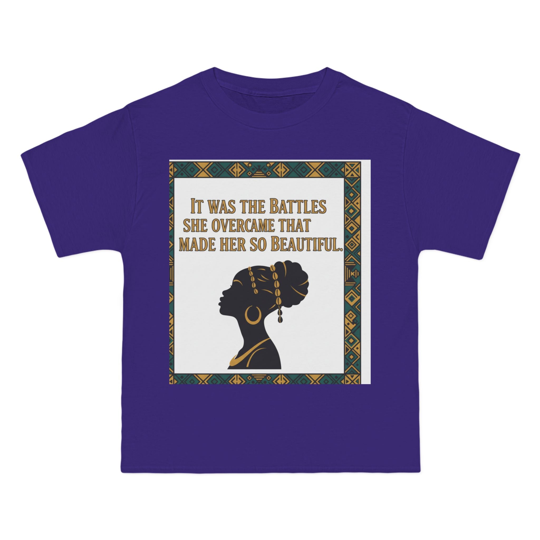 Inspirational 'It Was The Battles She Overcame' T-Shirt