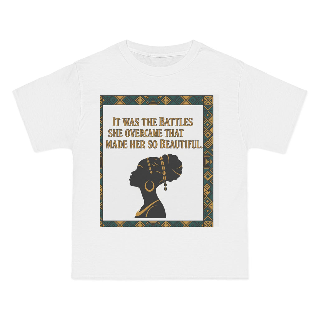 Inspirational 'It Was The Battles She Overcame' T-Shirt