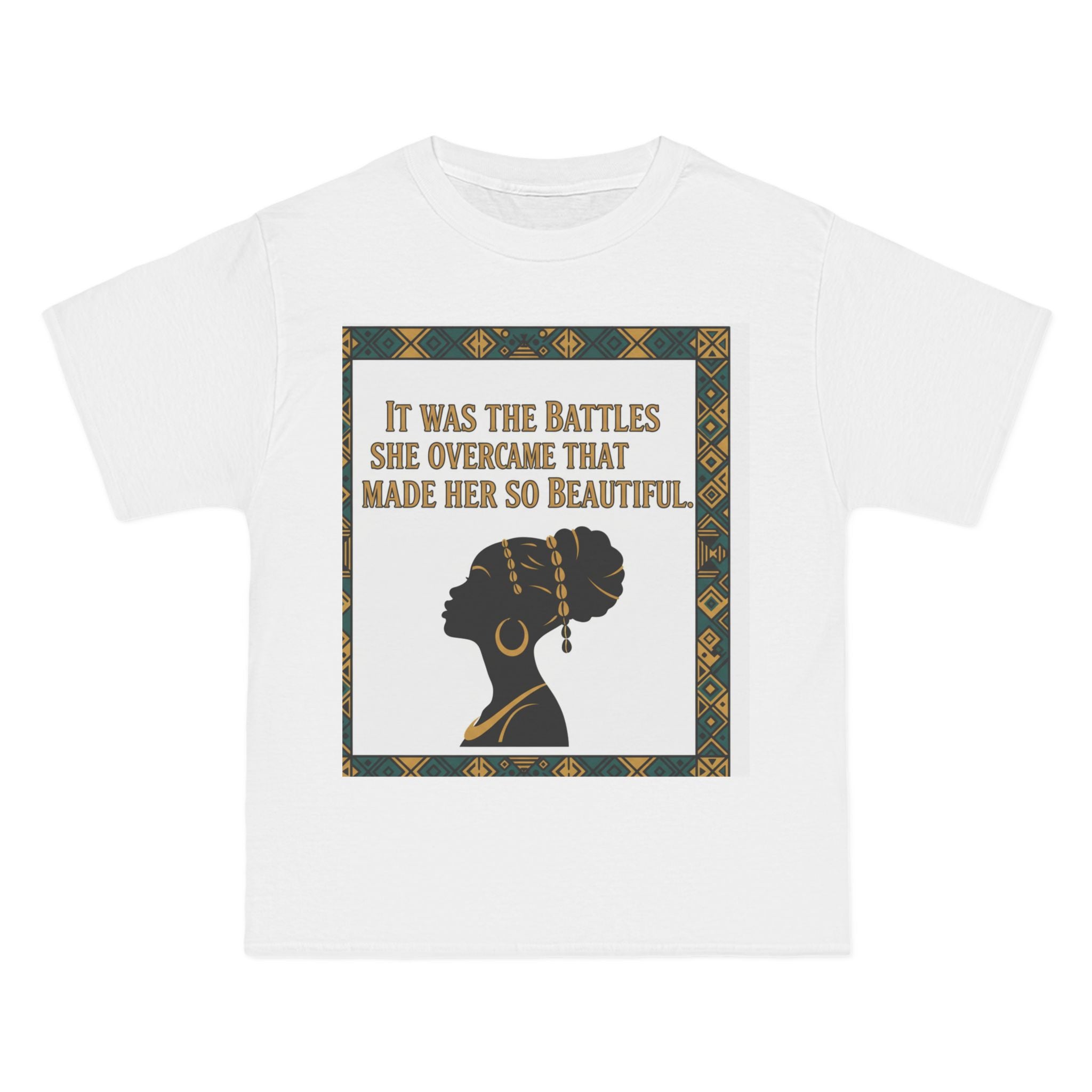 Inspirational 'It Was The Battles She Overcame' T-Shirt