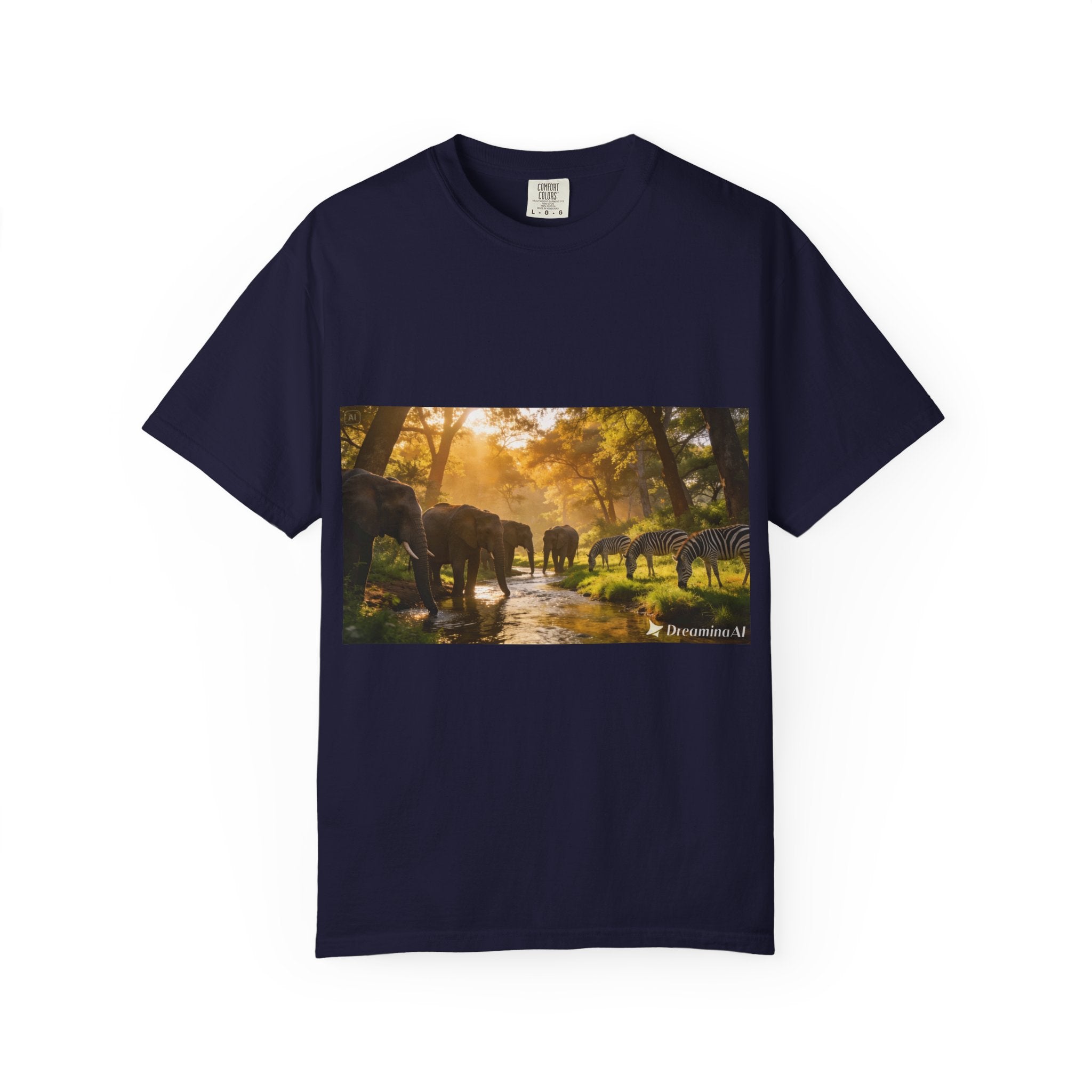 Afrocentric Unisex Garment-Dyed T-Shirt – African Heritage Design